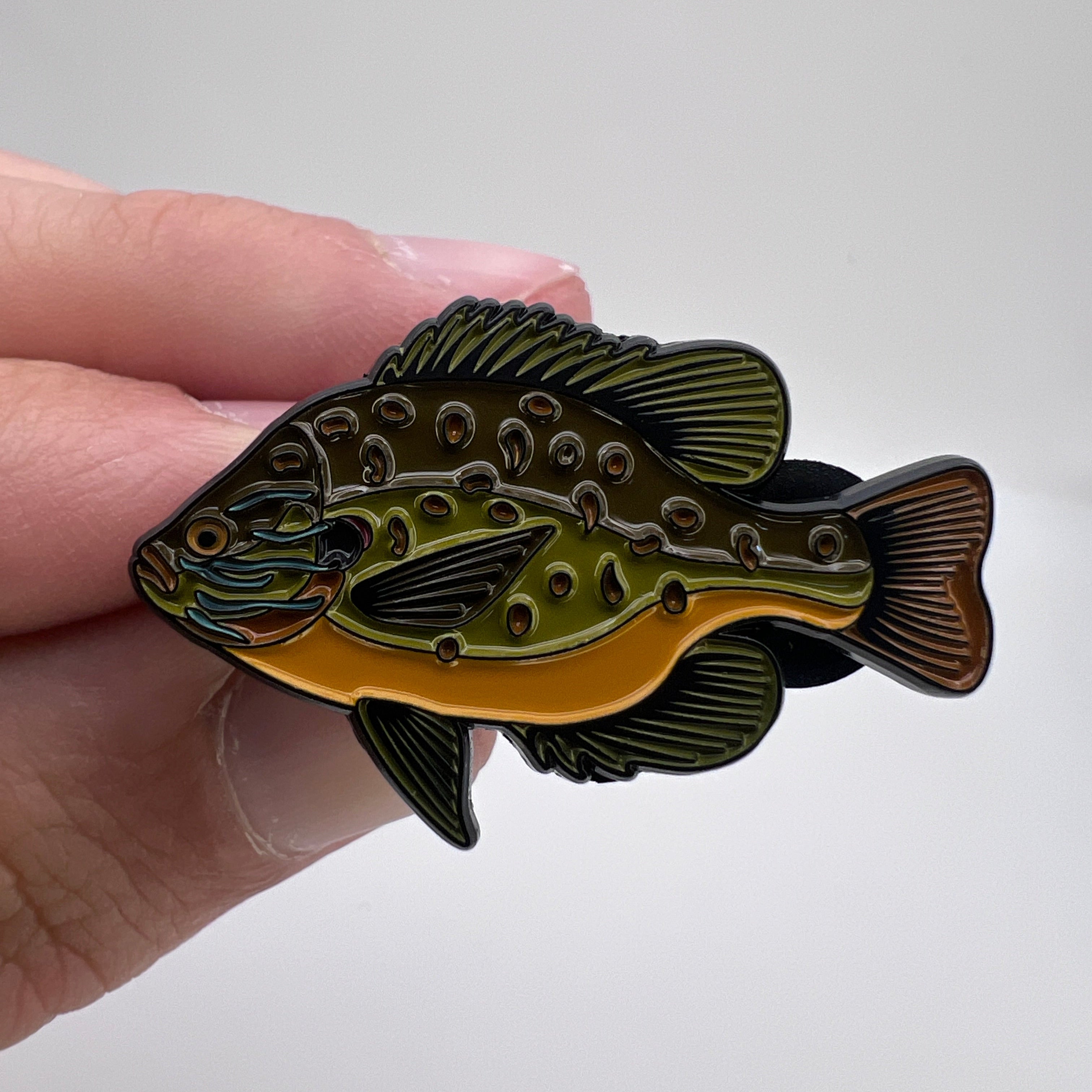 Pumpkinseed  - Fish Pin with Gift Box