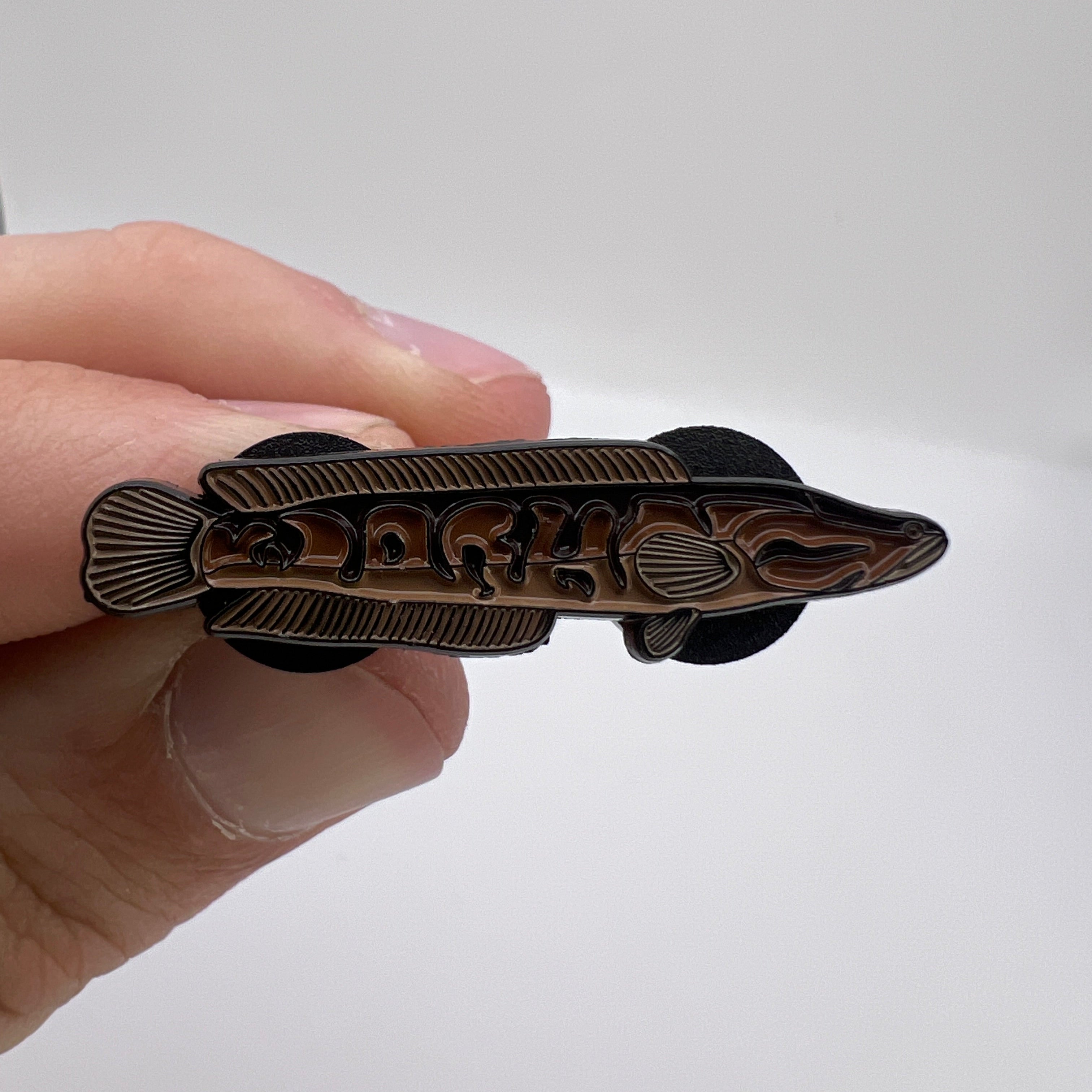 Snakehead - Fish Pin with Gift Box