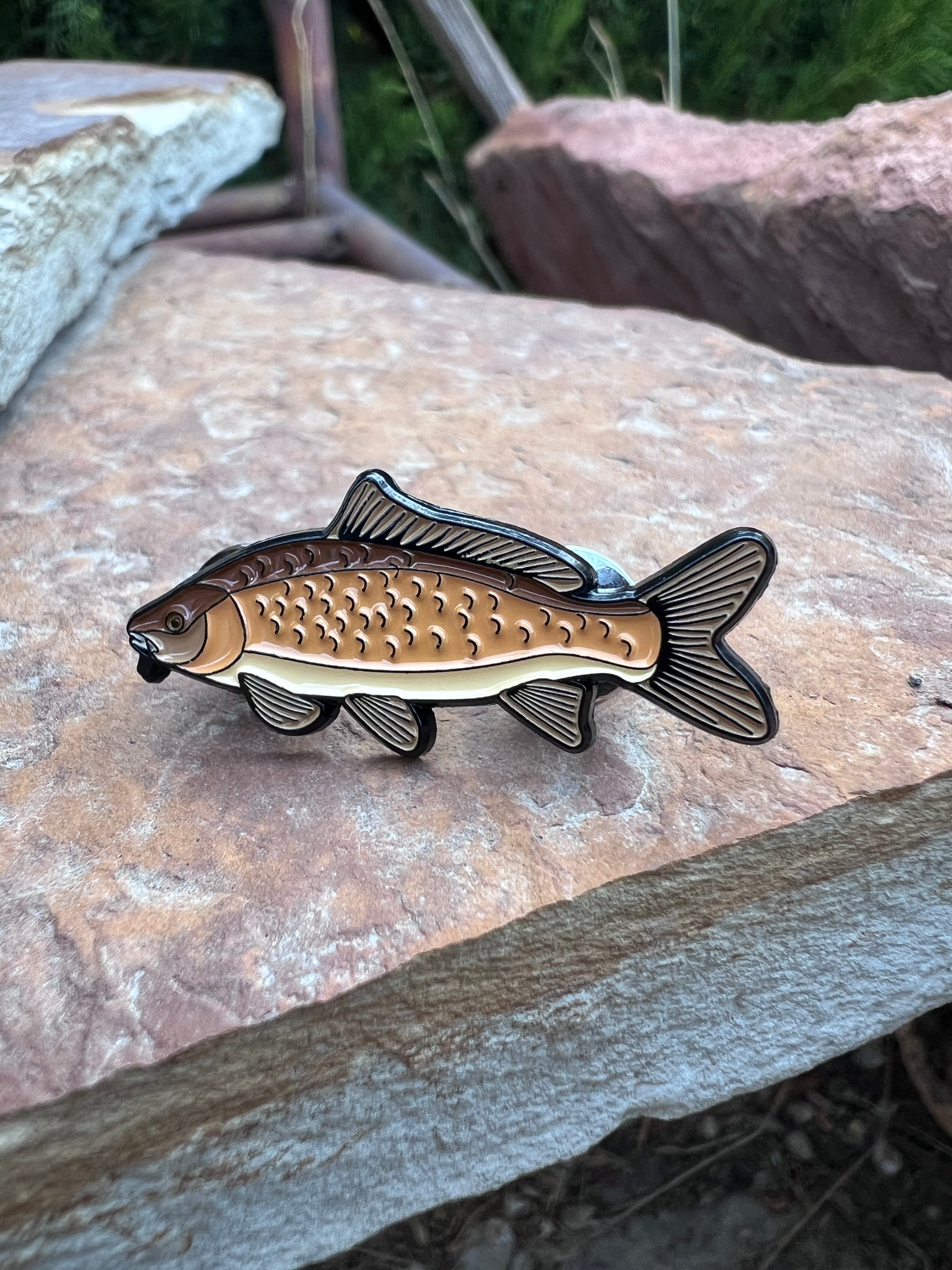 Common Carp - Fish Pin with Gift Box