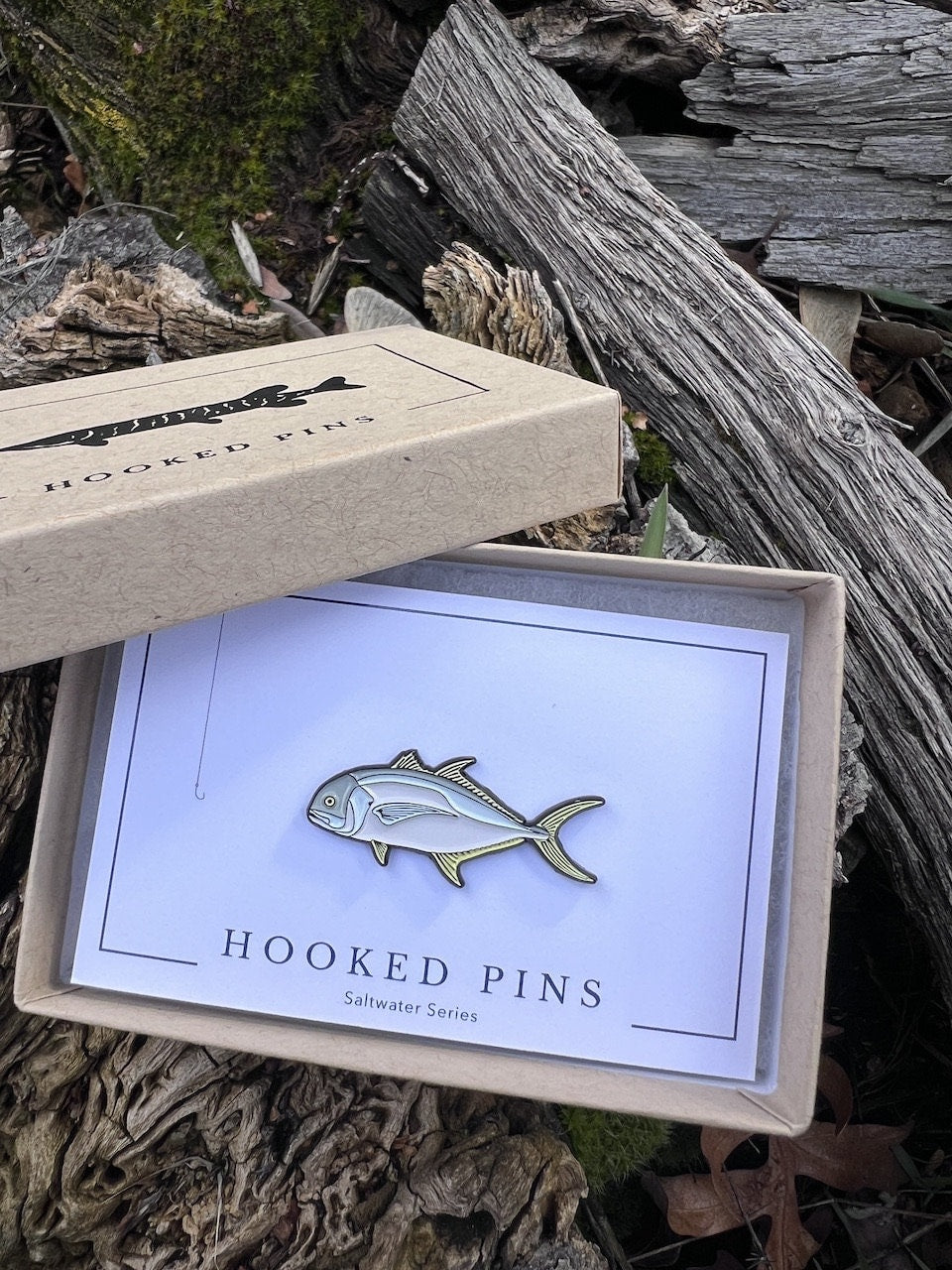 Crevalle Jack - Fish Pin with Gift Box