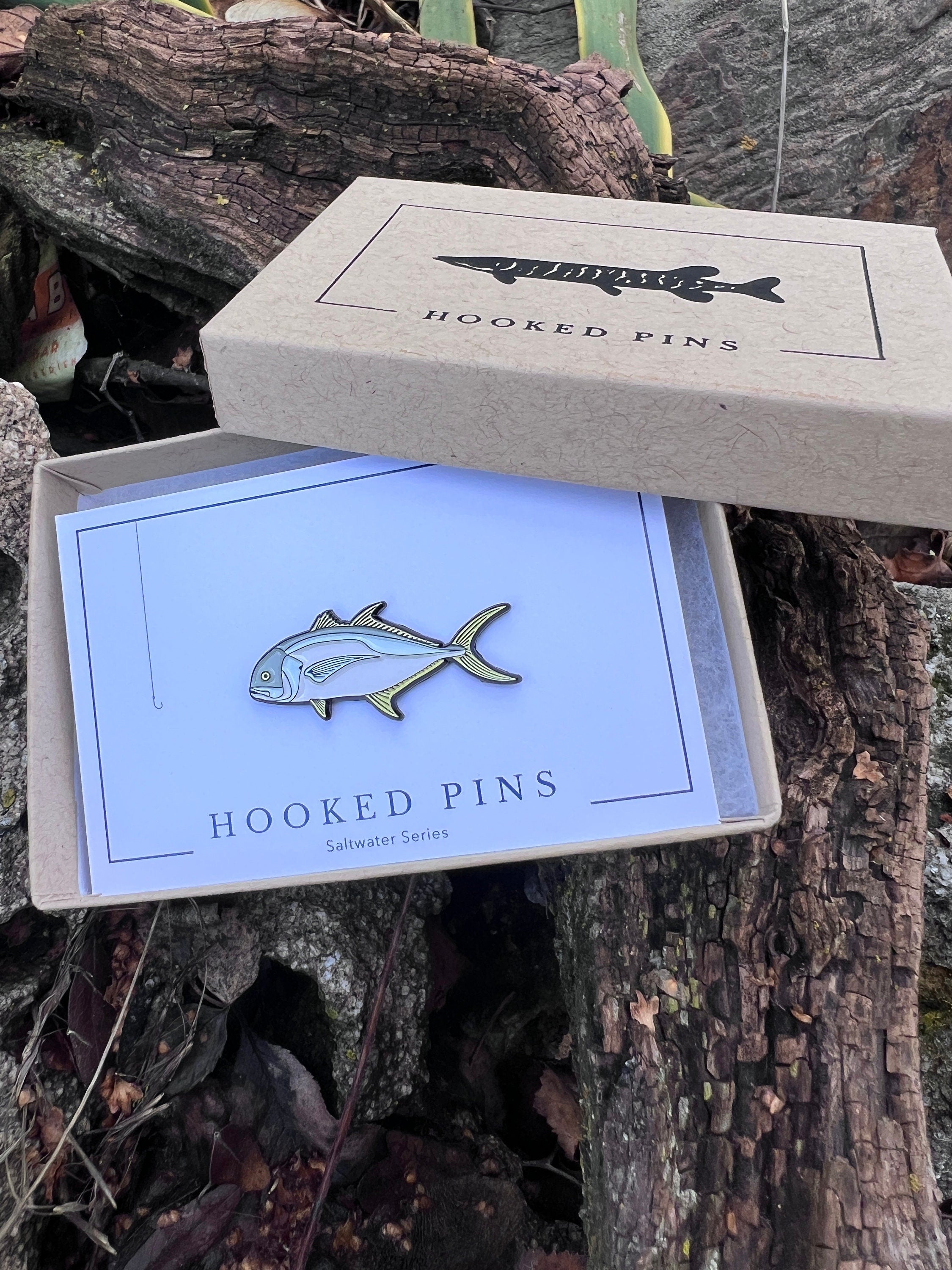 Crevalle Jack - Fish Pin with Gift Box