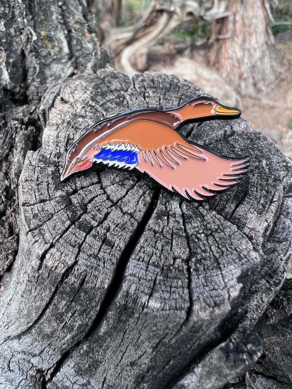 Hen Mallard - Bird Pin with Gift Box