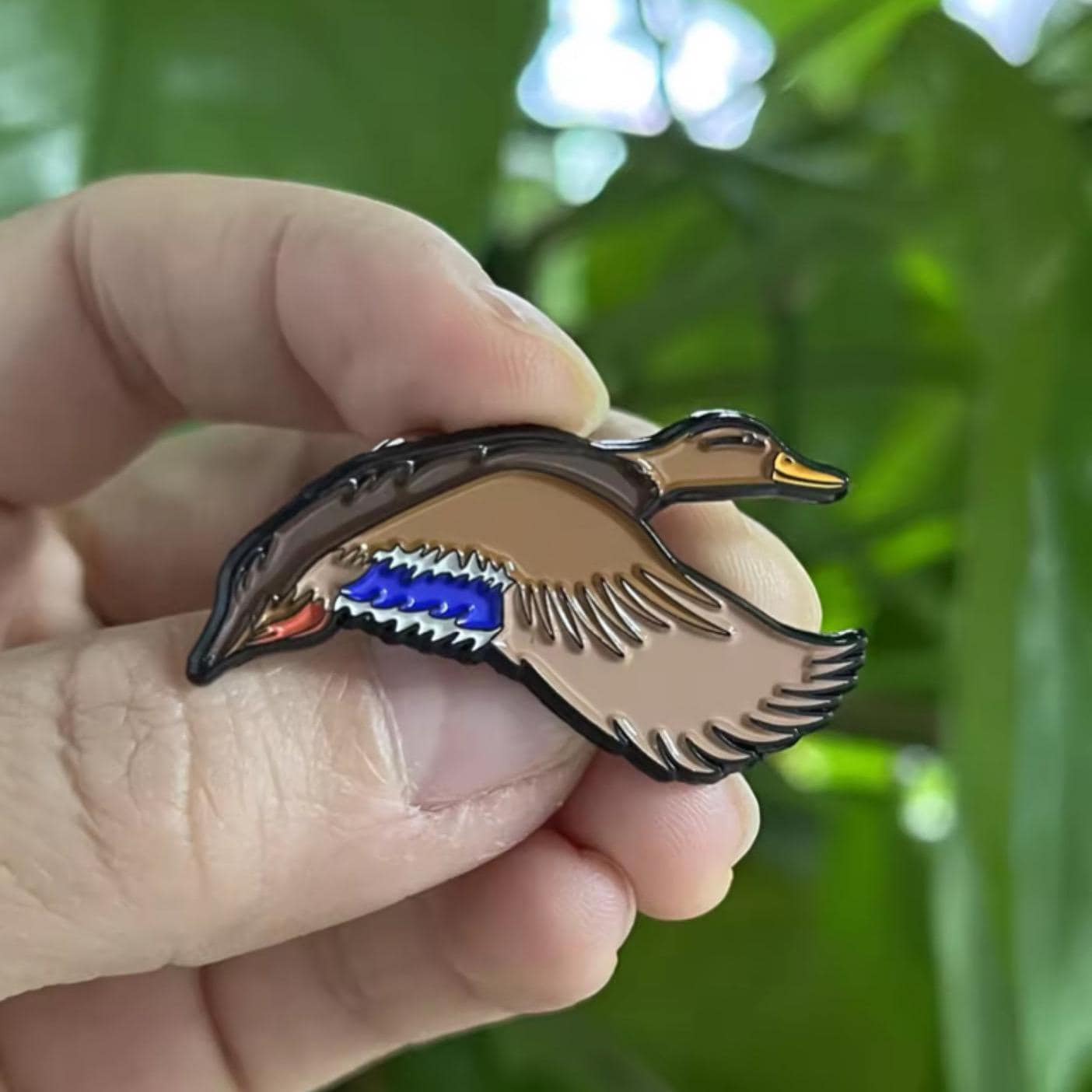 Hen Mallard - Bird Pin with Gift Box