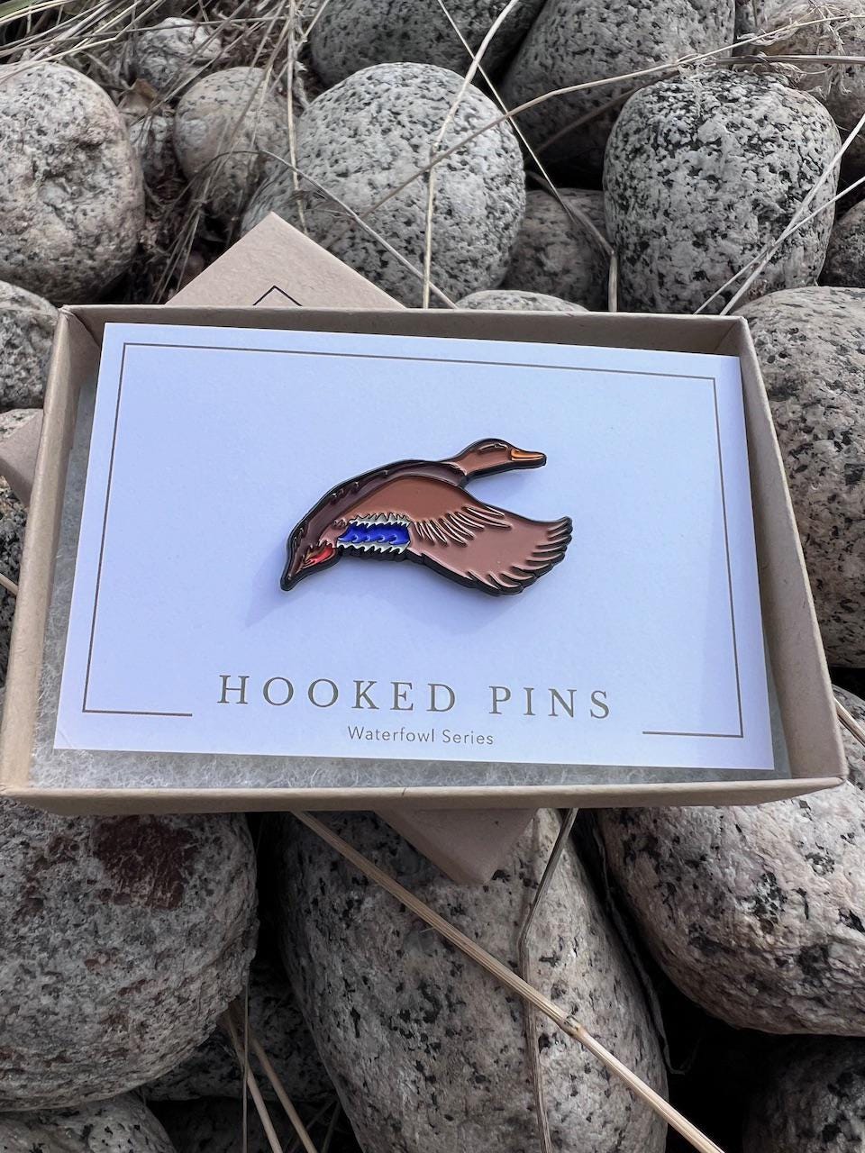 Hen Mallard - Bird Pin with Gift Box