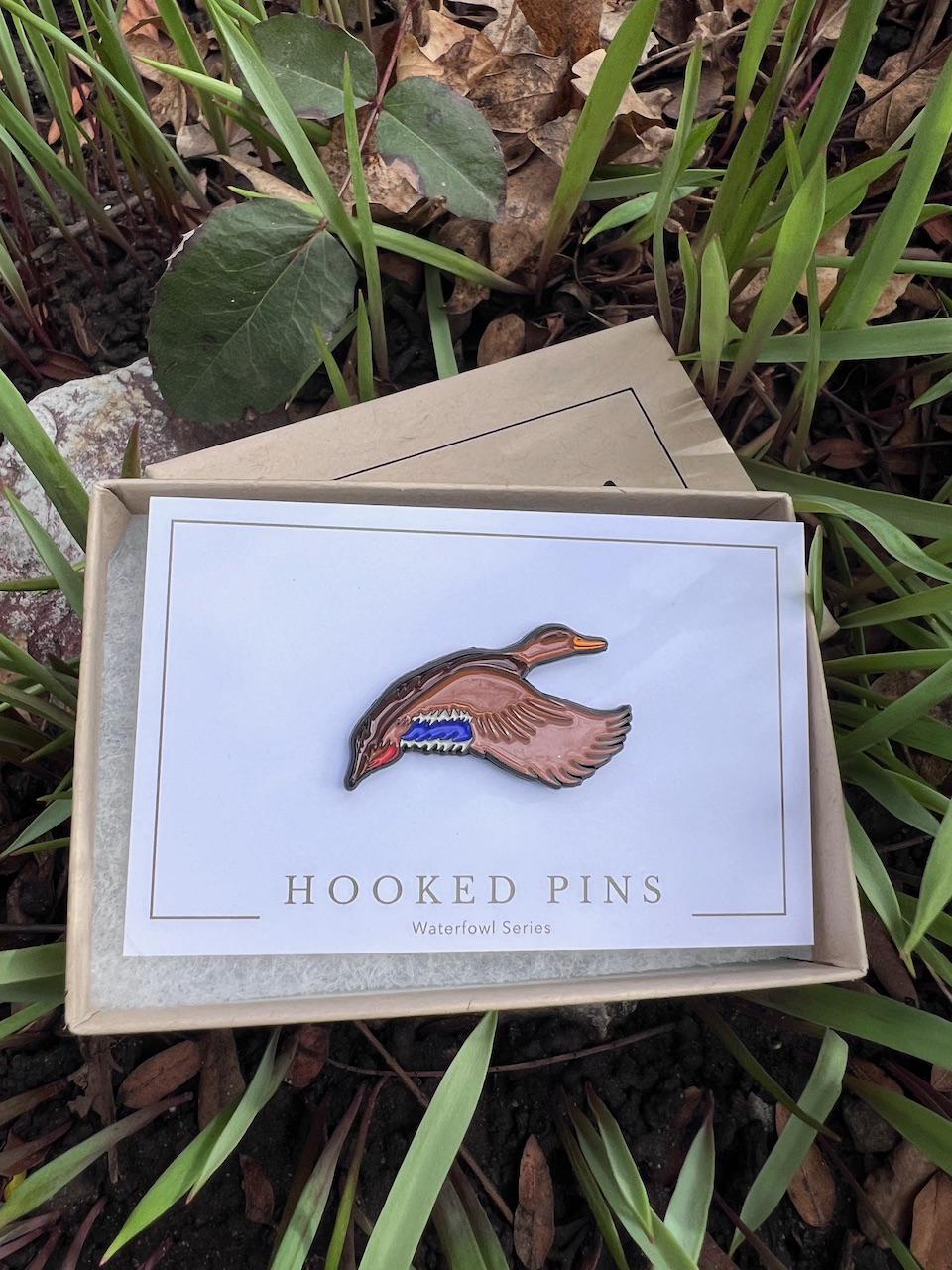 Hen Mallard - Bird Pin with Gift Box