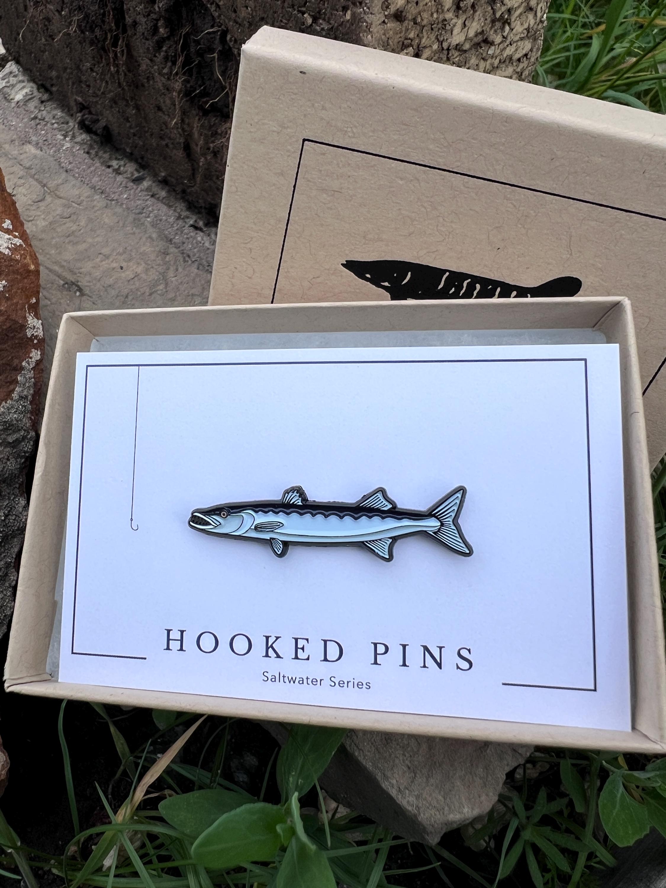 Barracuda - Fish Pin with Gift Box