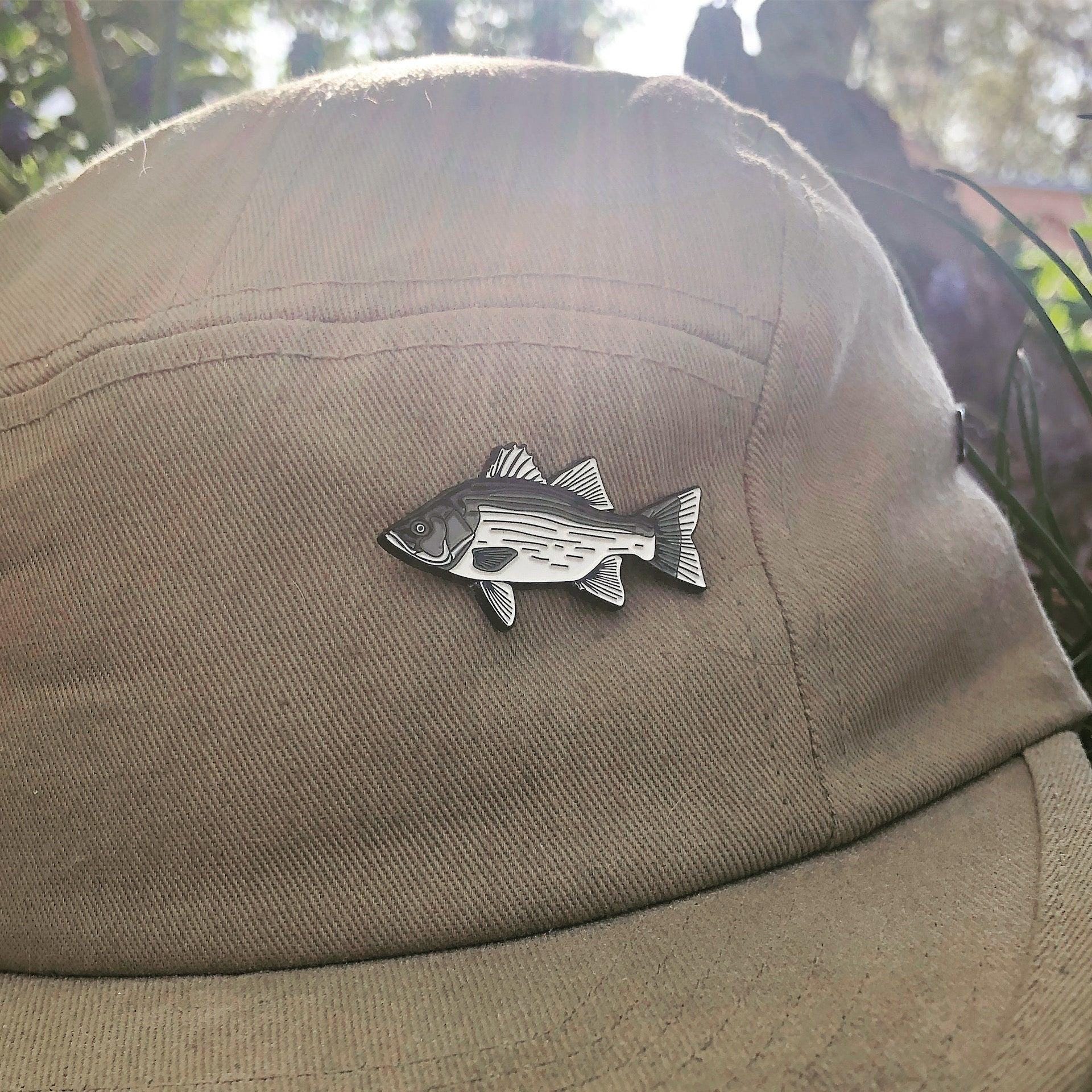 White Bass - Fish Pin with Gift Box