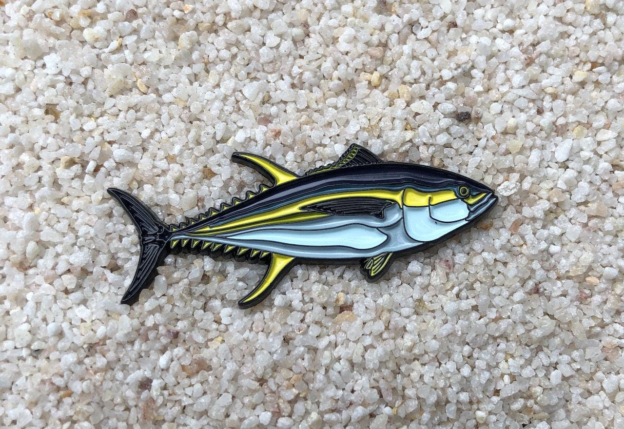 Yellowfin Tuna  - Fish Pin with Gift Box