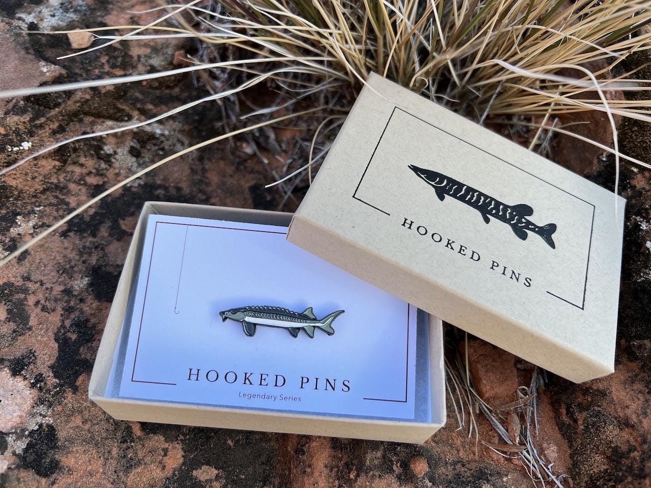 Sturgeon - Fish Pin with Gift Box