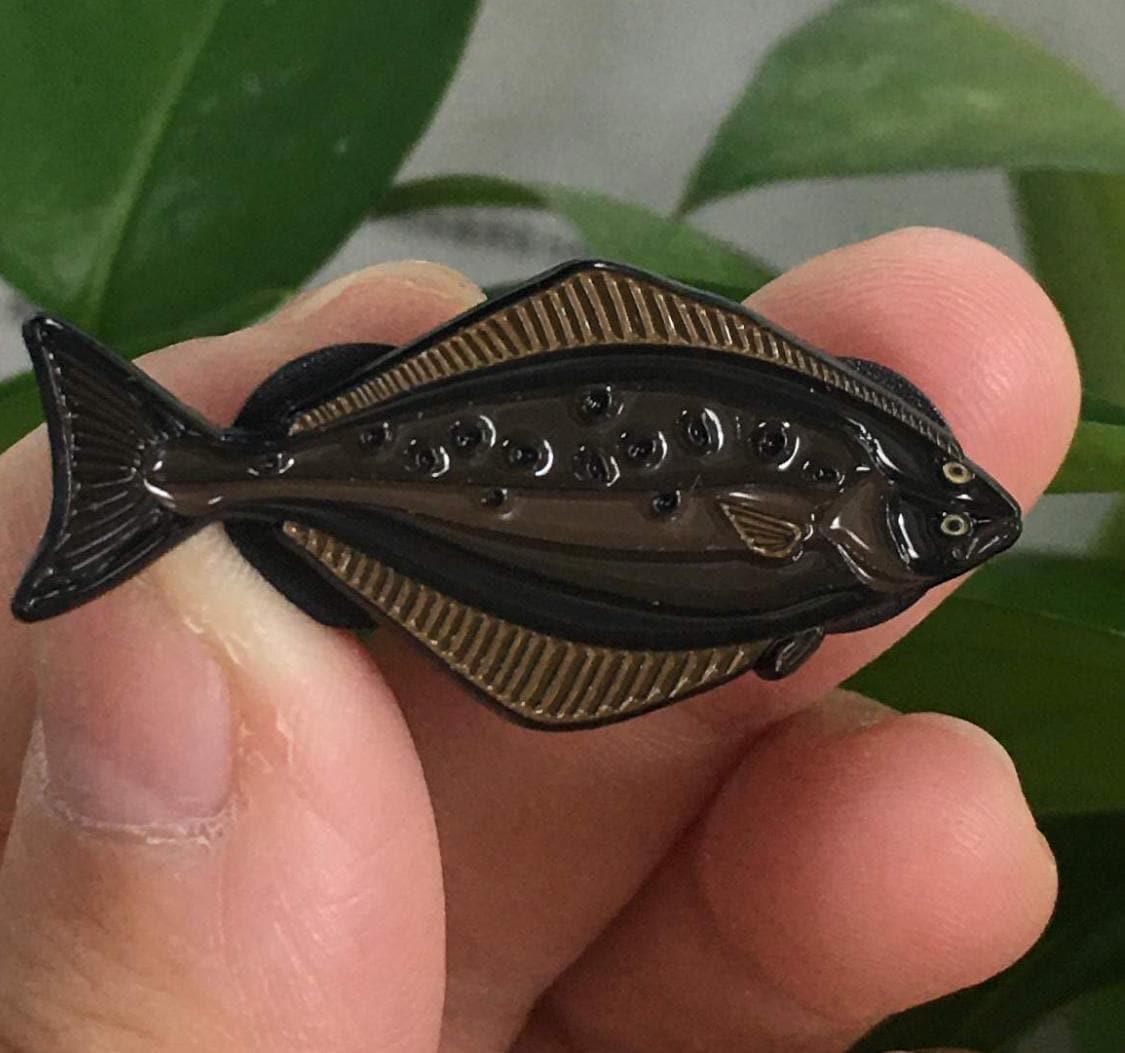 Halibut - Fish Pin with Gift Box