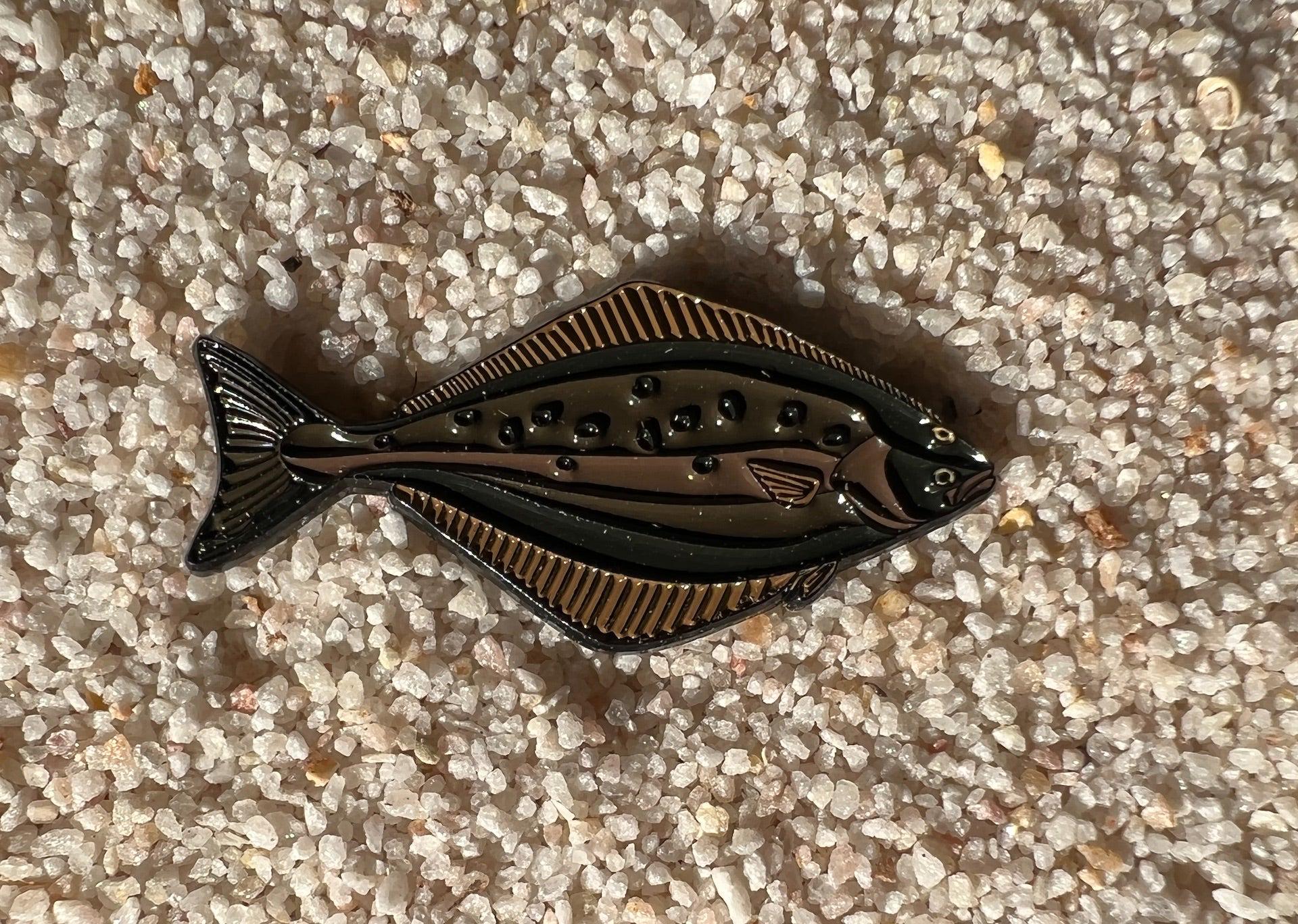 Halibut - Fish Pin with Gift Box