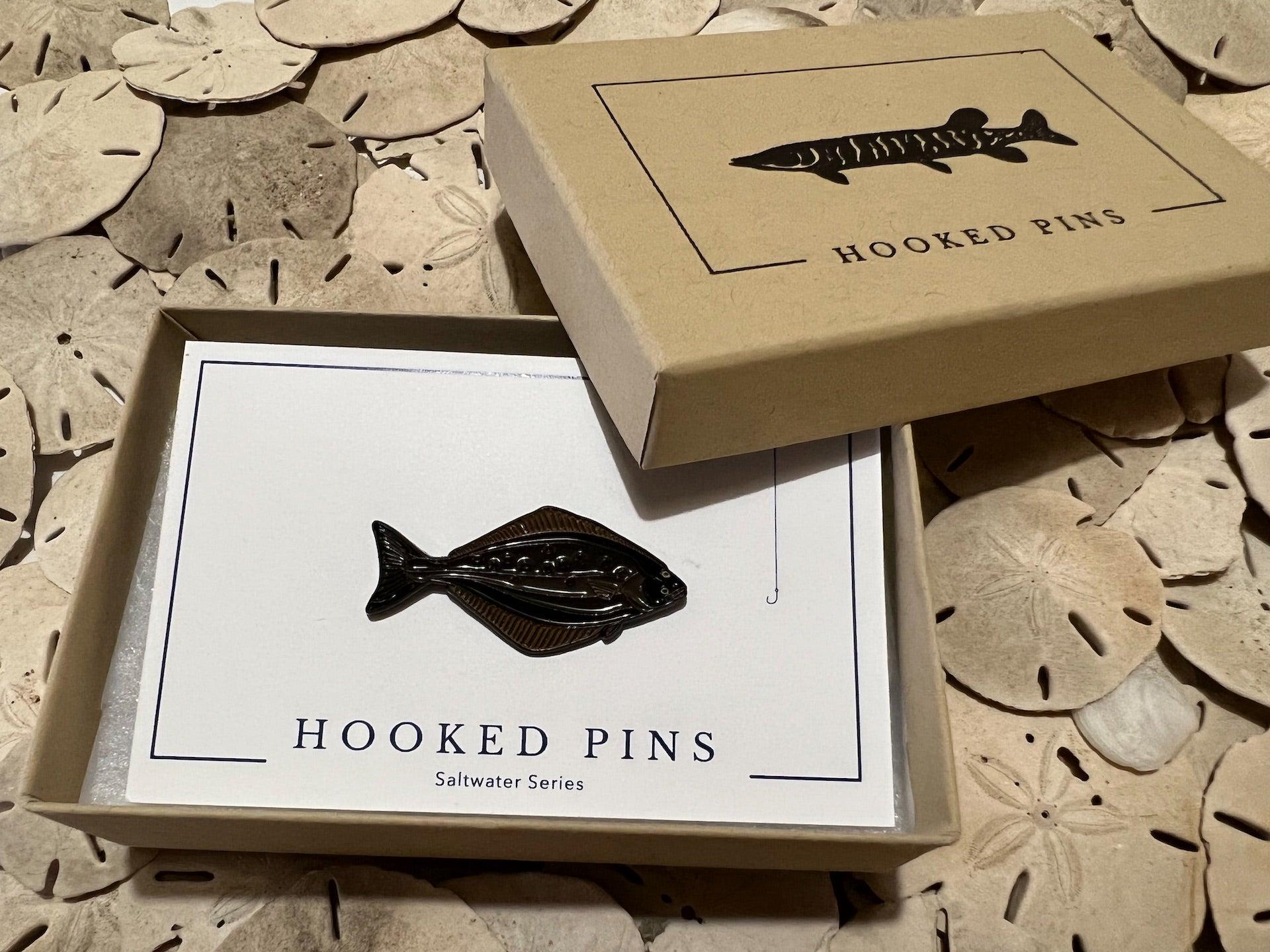 Halibut - Fish Pin with Gift Box