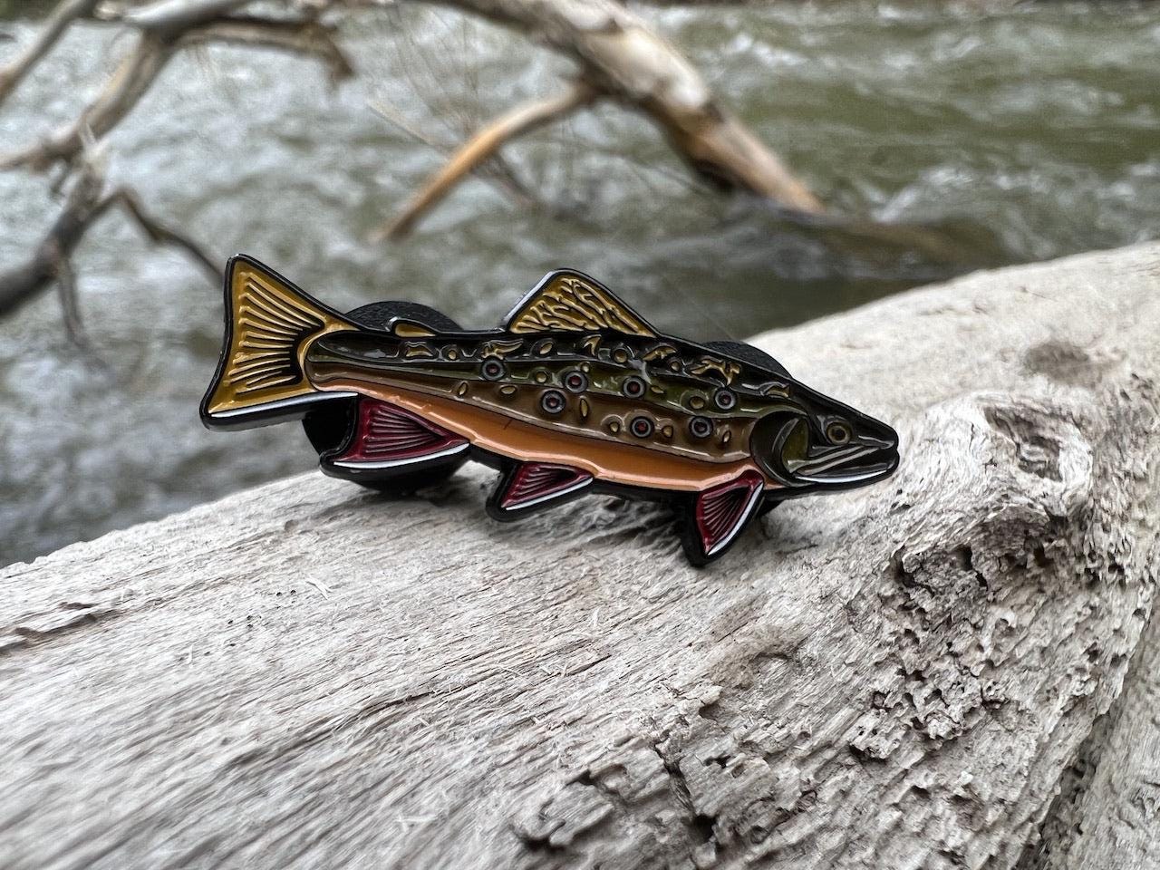 Brook Trout - Fish Pin with Gift Box
