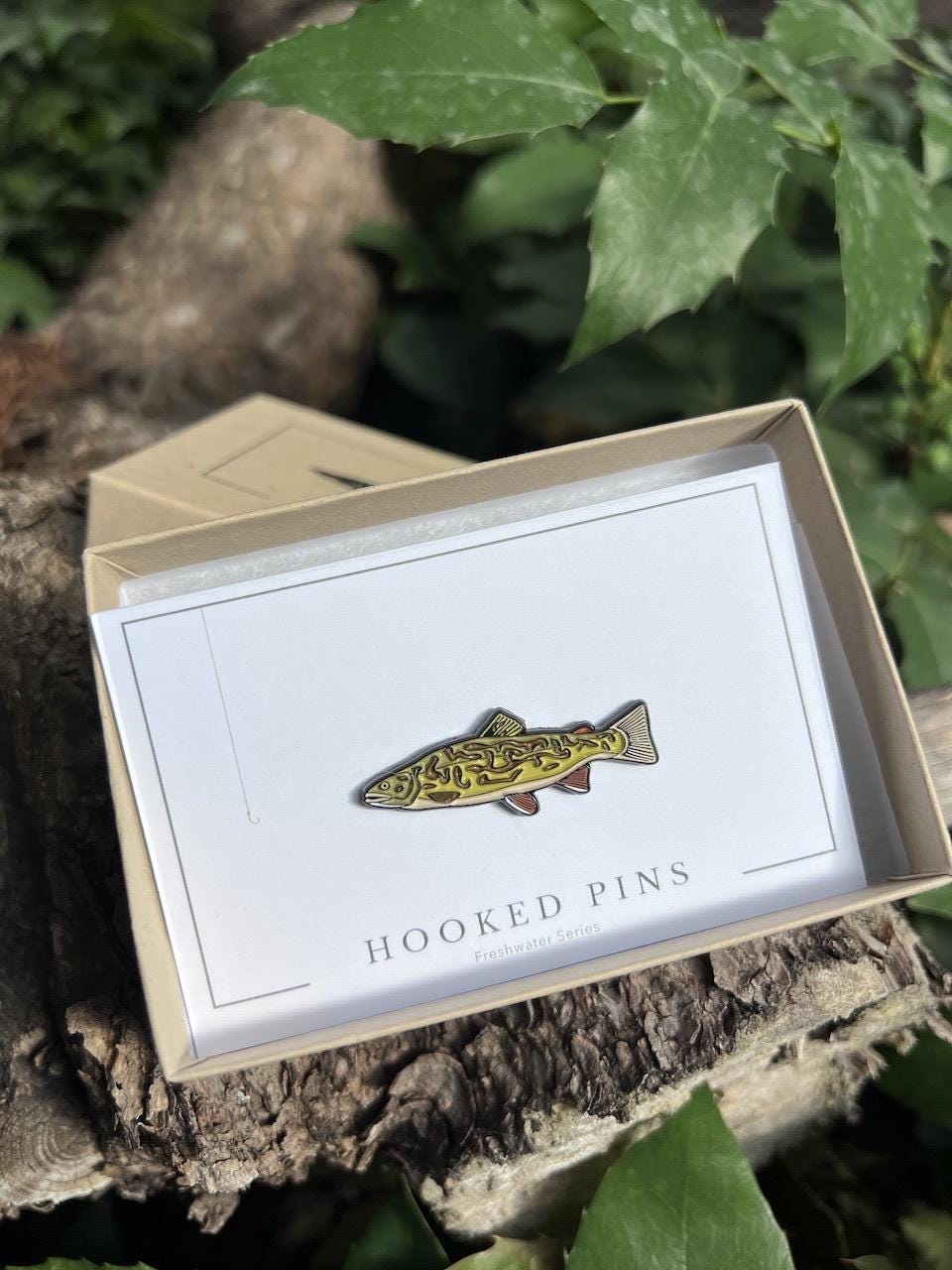 Tiger Trout - Fish Pin with Gift Box