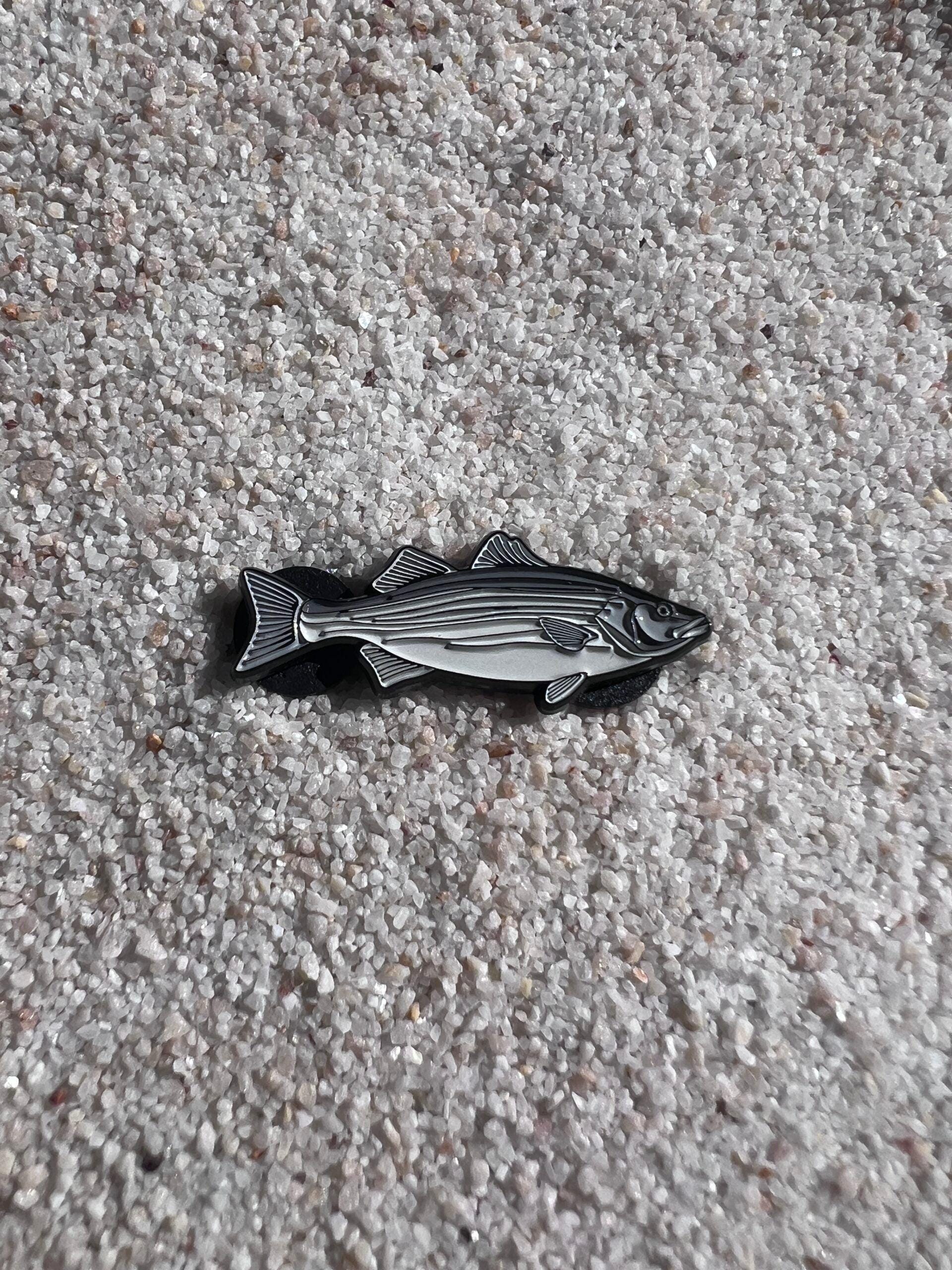 Striped Bass - Fish Pin with Gift Box