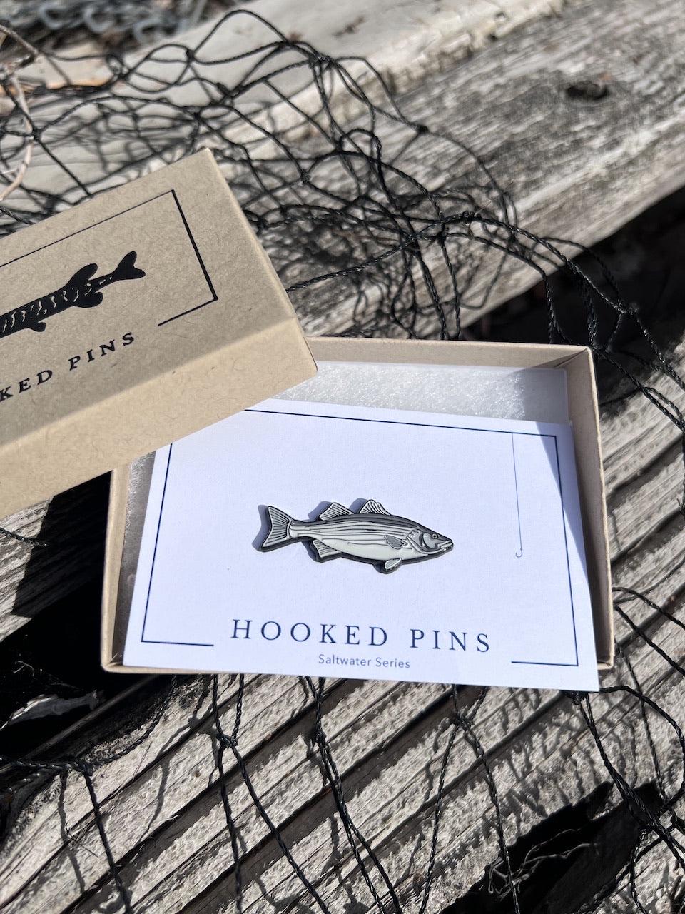 Striped Bass - Fish Pin with Gift Box