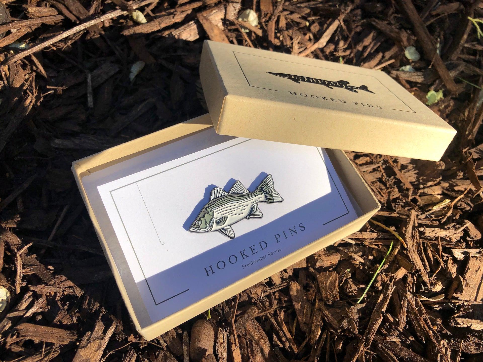 White Bass - Fish Pin with Gift Box