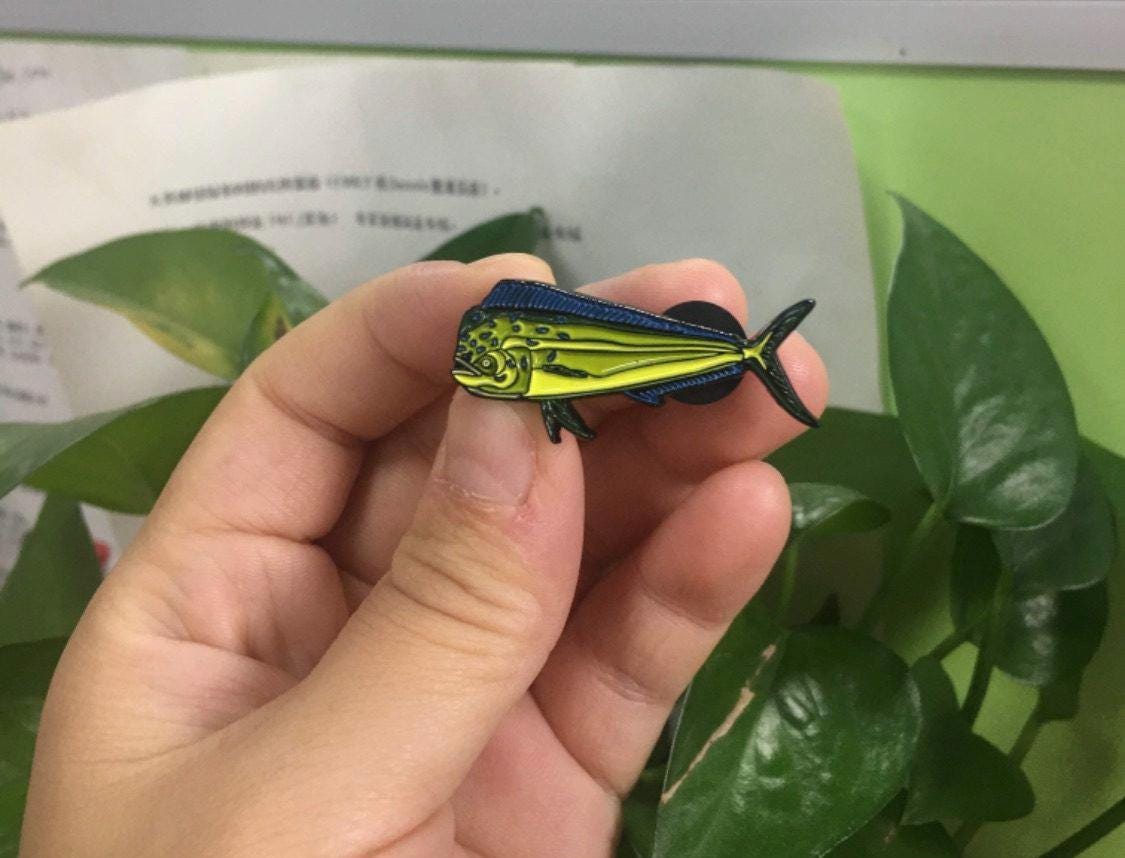 Mahi-mahi - Fish Pin with Gift Box
