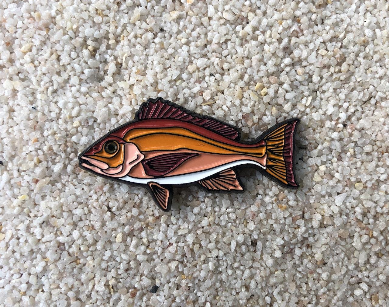 Red Snapper - Fish Pin with Gift Box