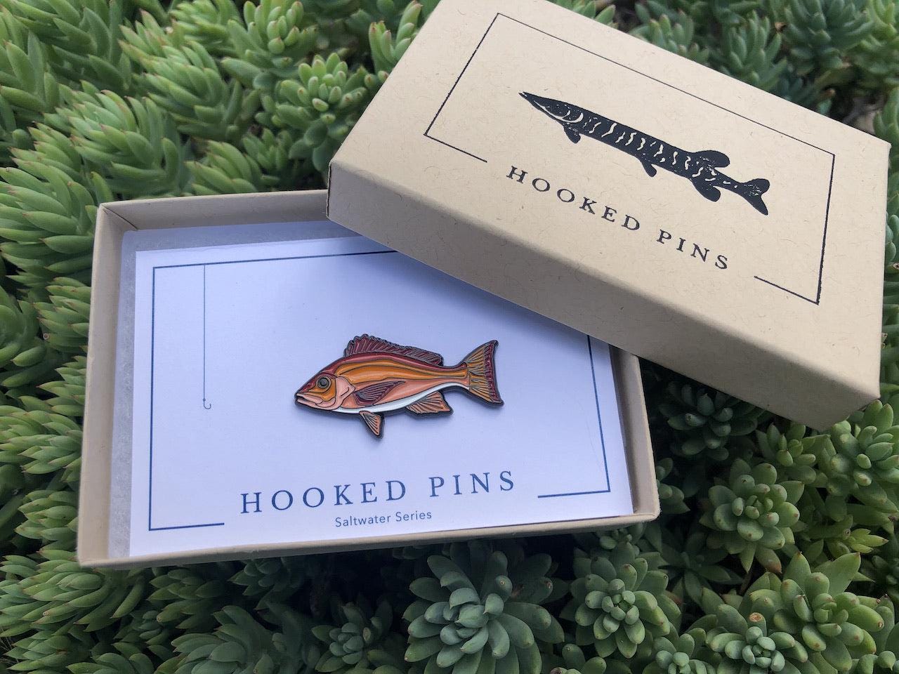 Red Snapper - Fish Pin with Gift Box