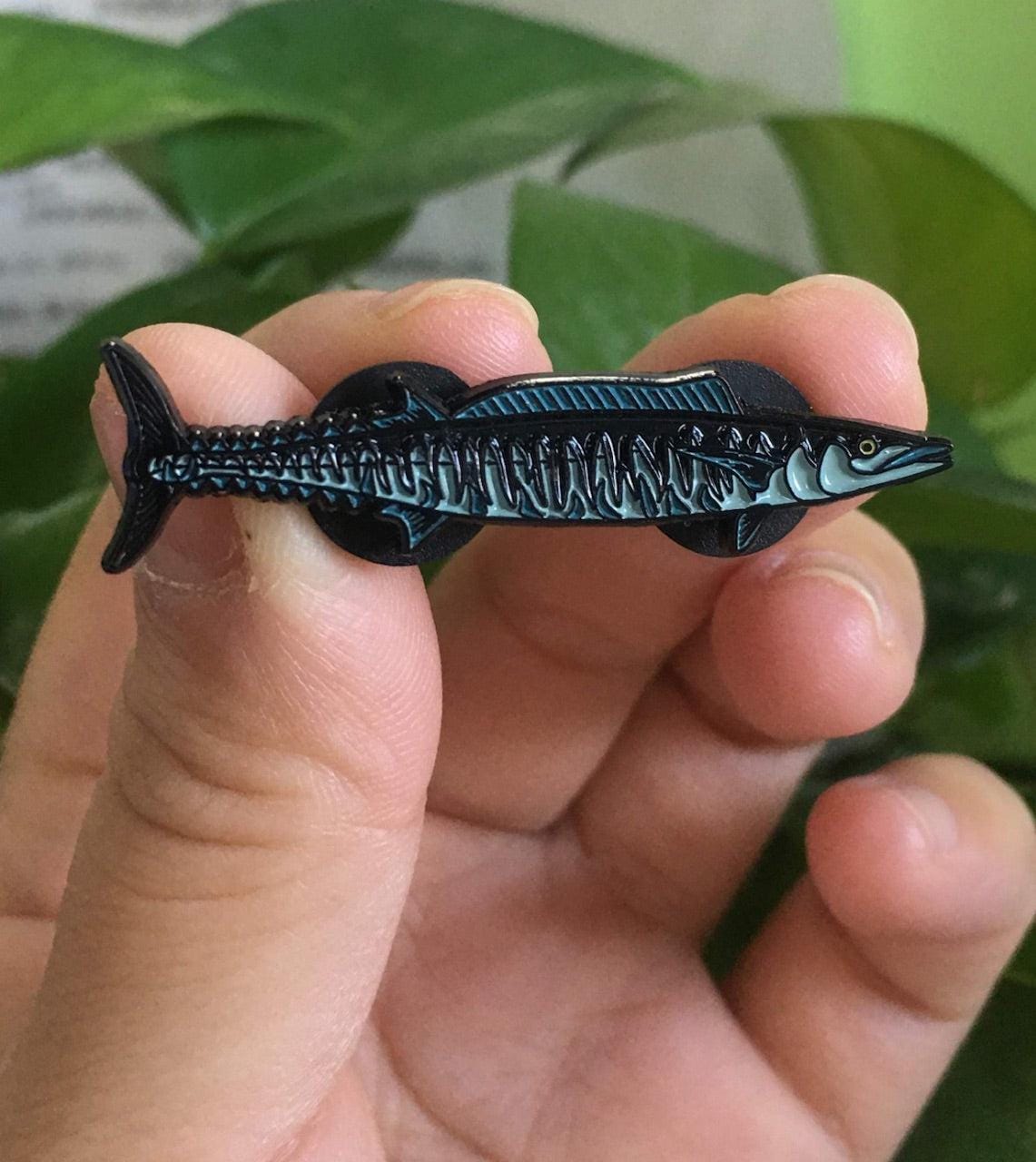 Wahoo - Fish Pin with Gift Box