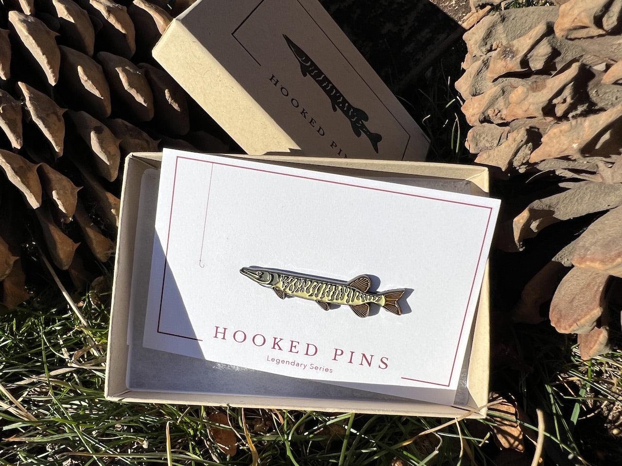 Tiger Muskie  - Fish Pin with Gift Box