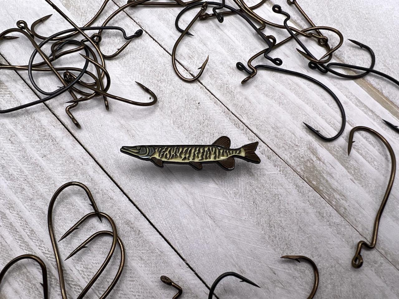 Tiger Muskie  - Fish Pin with Gift Box