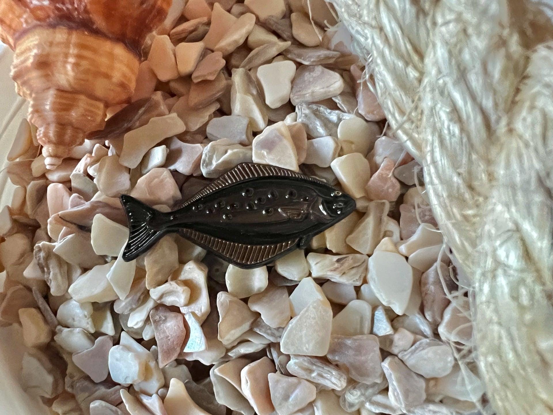 Halibut - Fish Pin with Gift Box