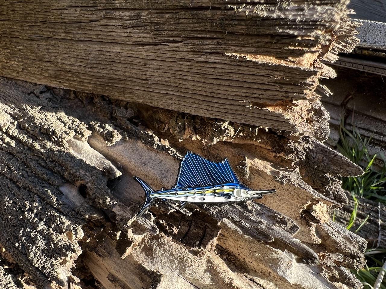 Sailfish  - Fish Pin with Gift Box