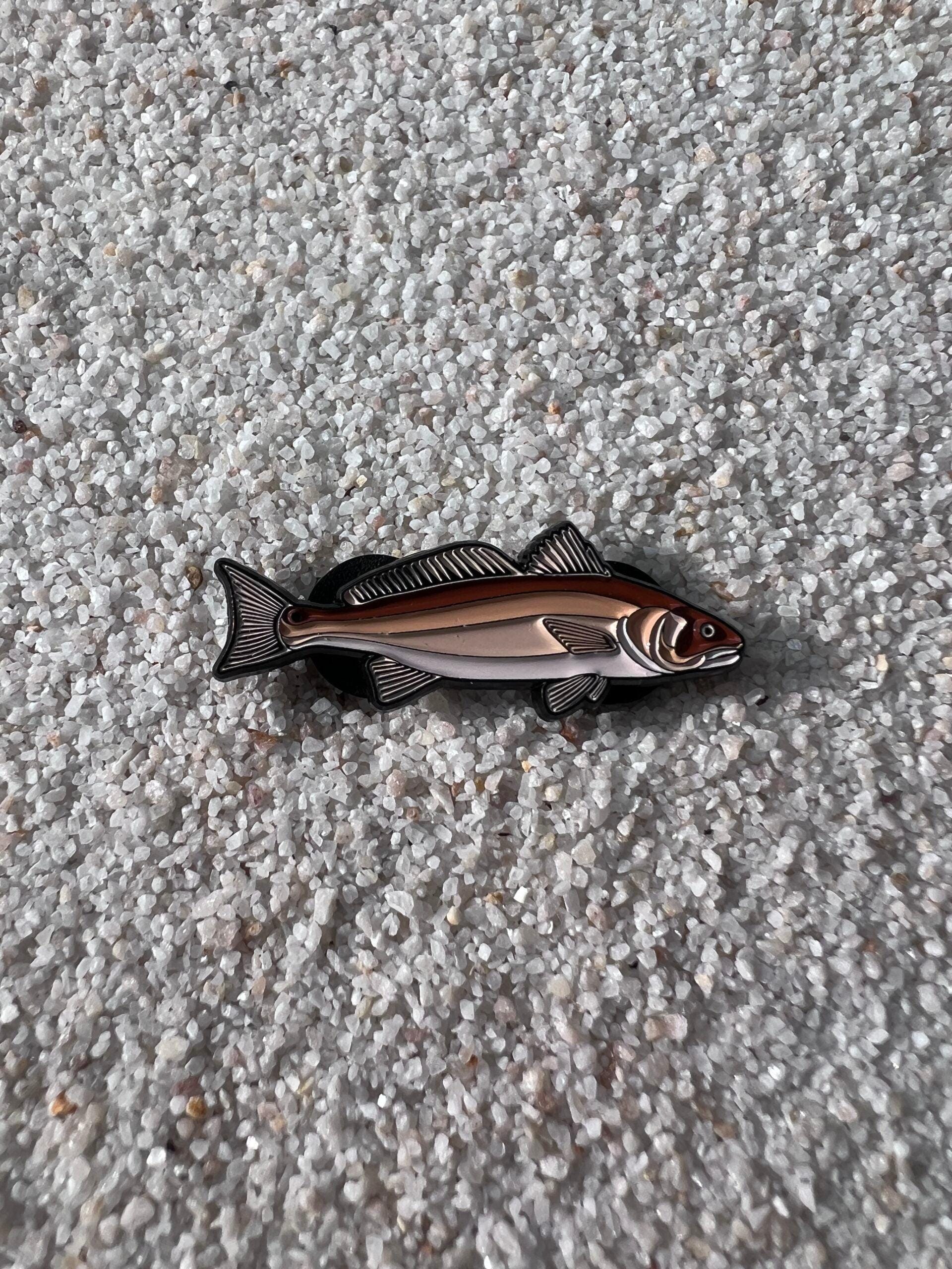 Red Drum (Redfish) - Fish Pin with Gift Box