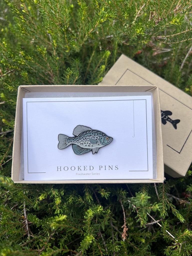 Black Crappie - Fish Pin with Gift Box