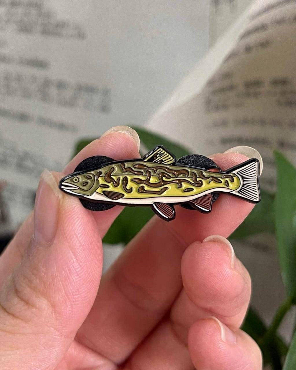 Tiger Trout - Fish Pin with Gift Box