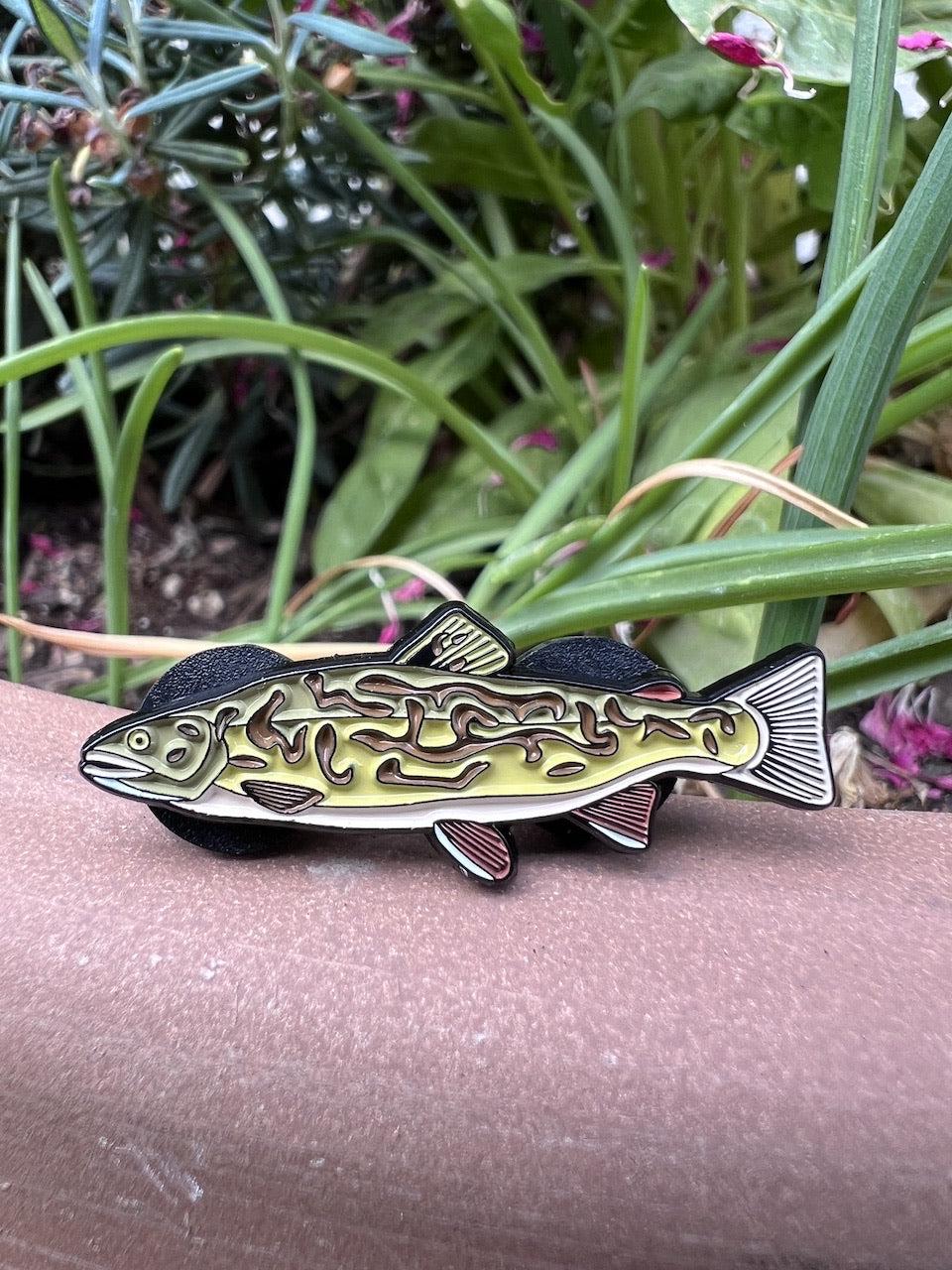 Tiger Trout - Fish Pin with Gift Box
