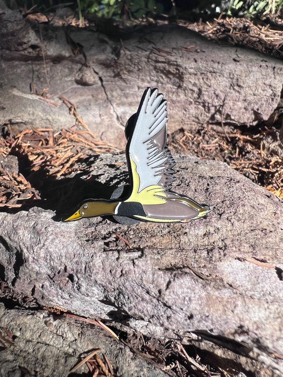 Drake Mallard  - Bird Pin with Gift Box