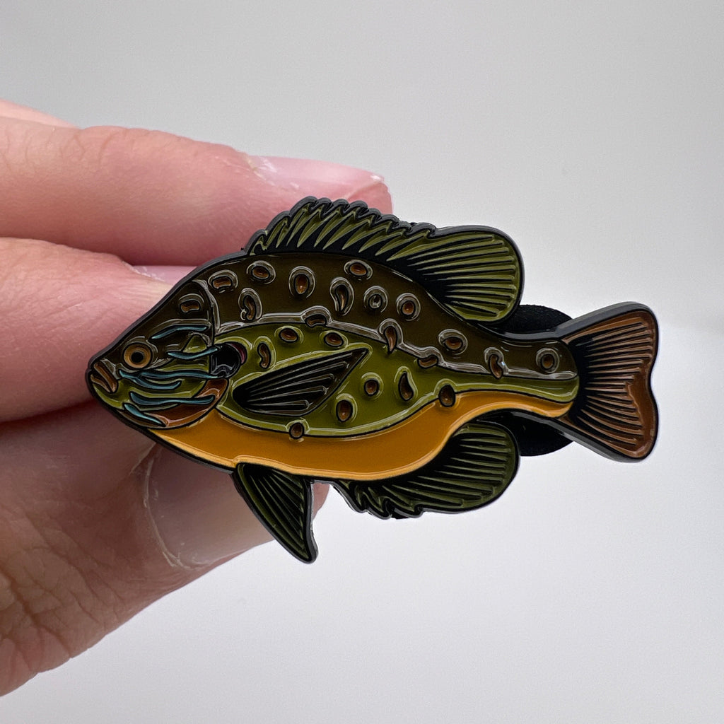 Pumpkinseed  - Fish Pin with Gift Box
