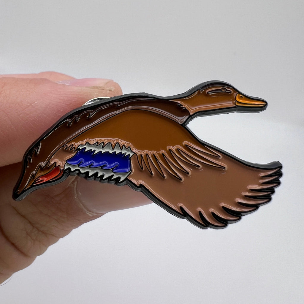 Hen Mallard - Bird Pin with Gift Box