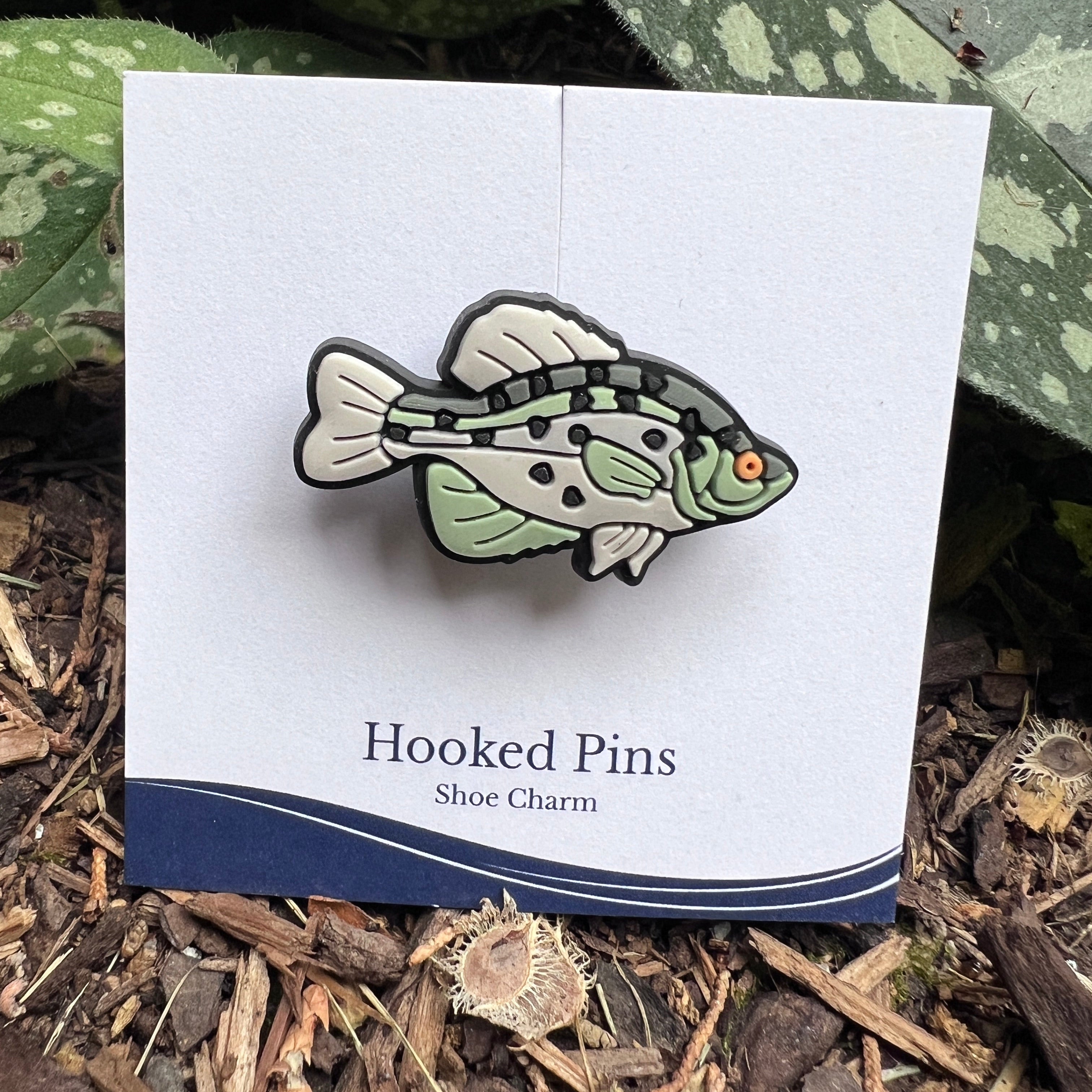 Shoe Charm - Black Crappie