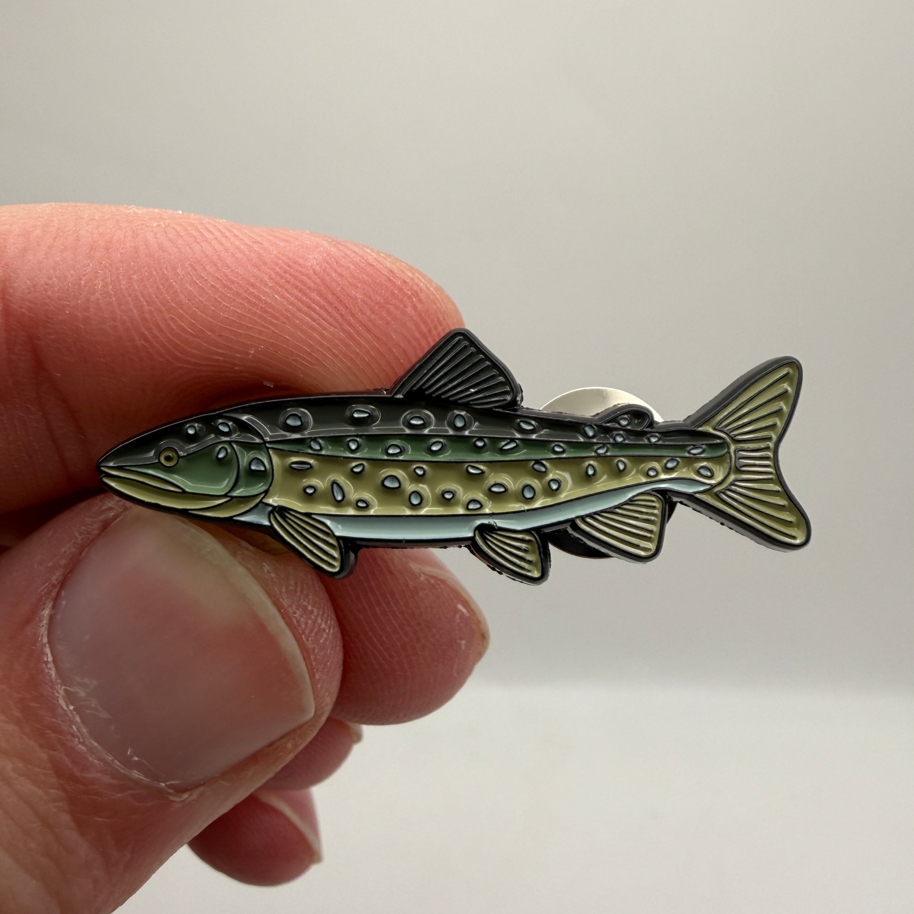 Lake Trout - Fish Pin with Gift Box