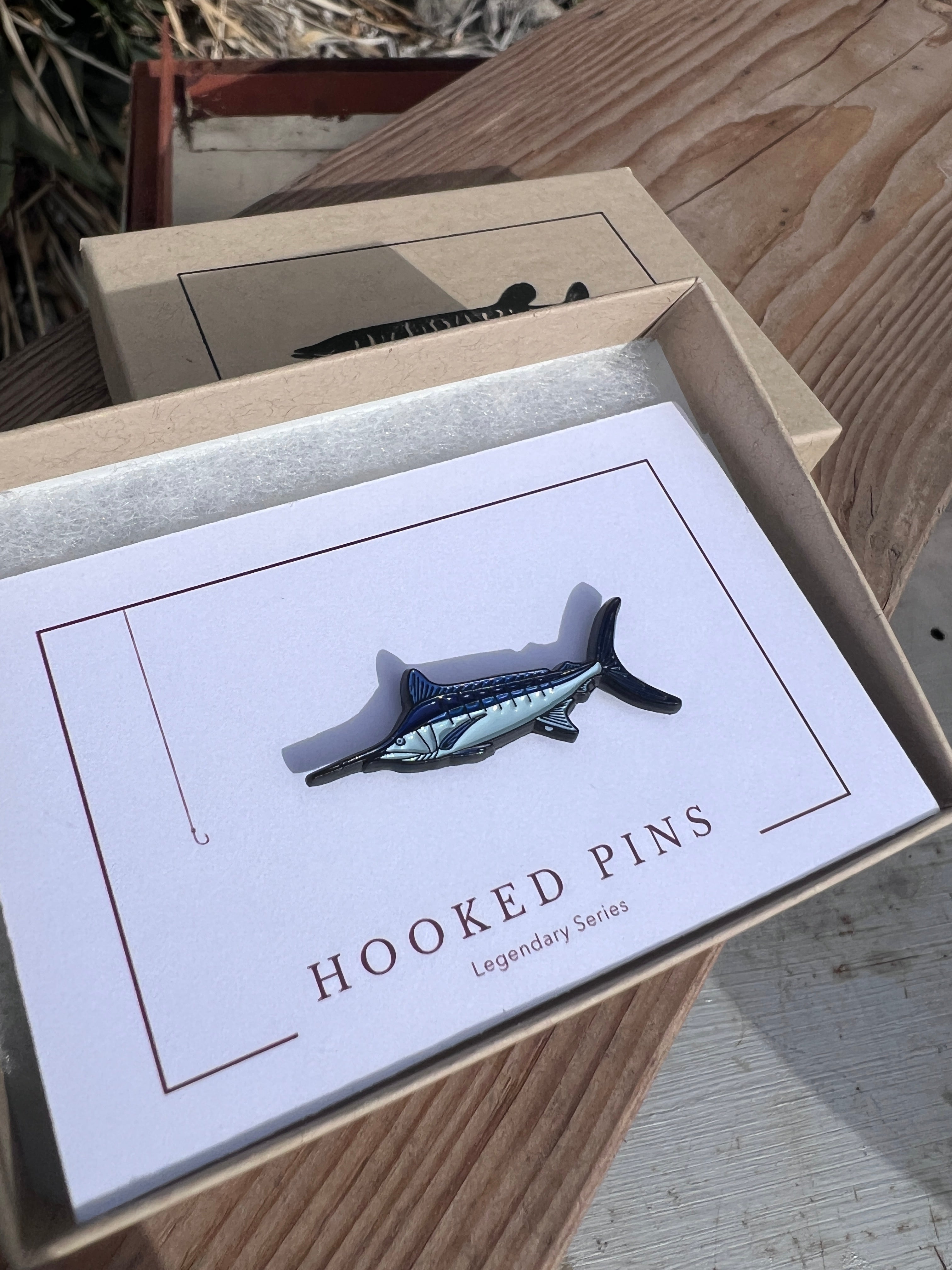 Blue Marlin - Fish Pin with Gift Box