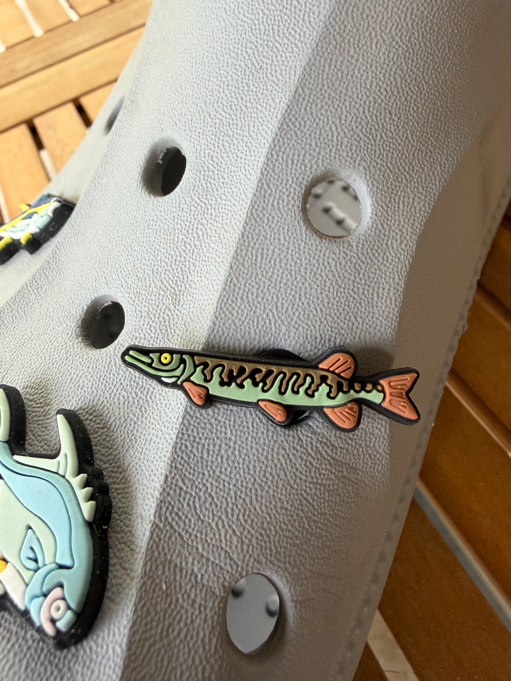 Shoe Charm - Tiger Muskie
