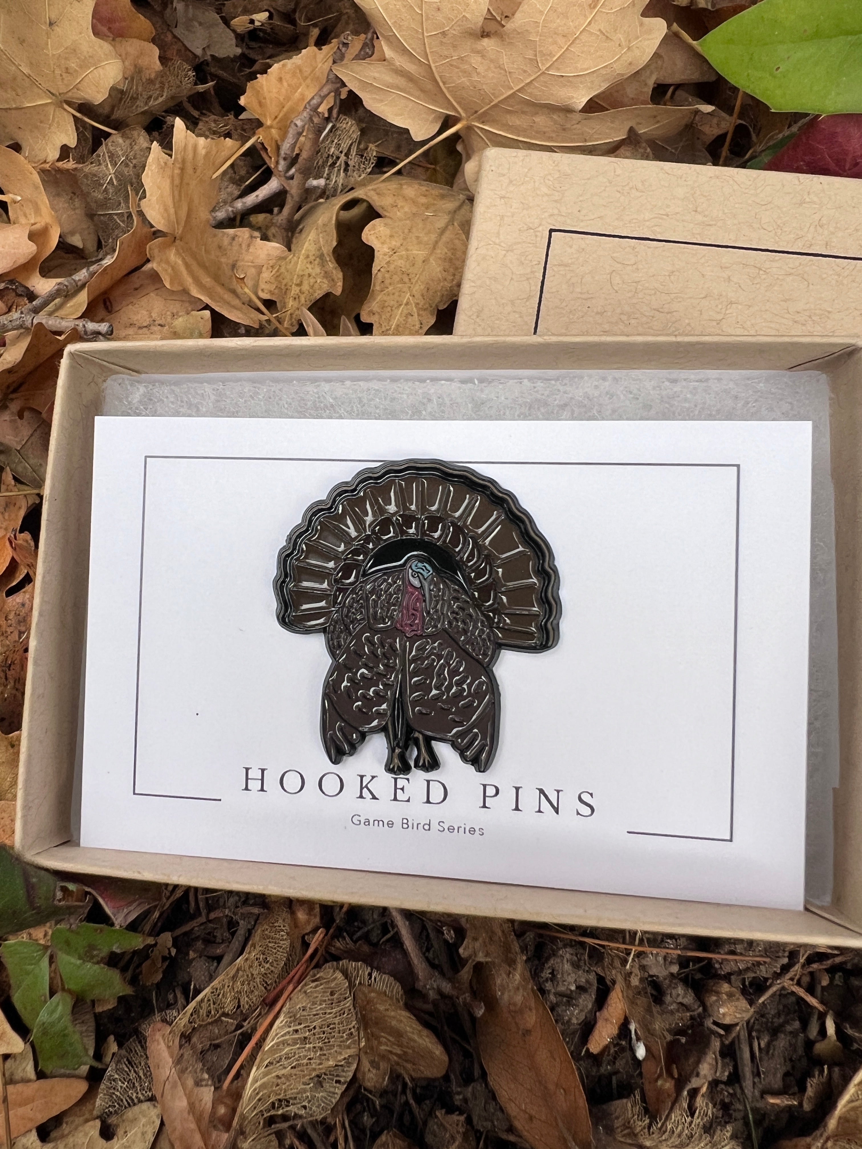 Wild Turkey  - Bird Pin with Gift Box