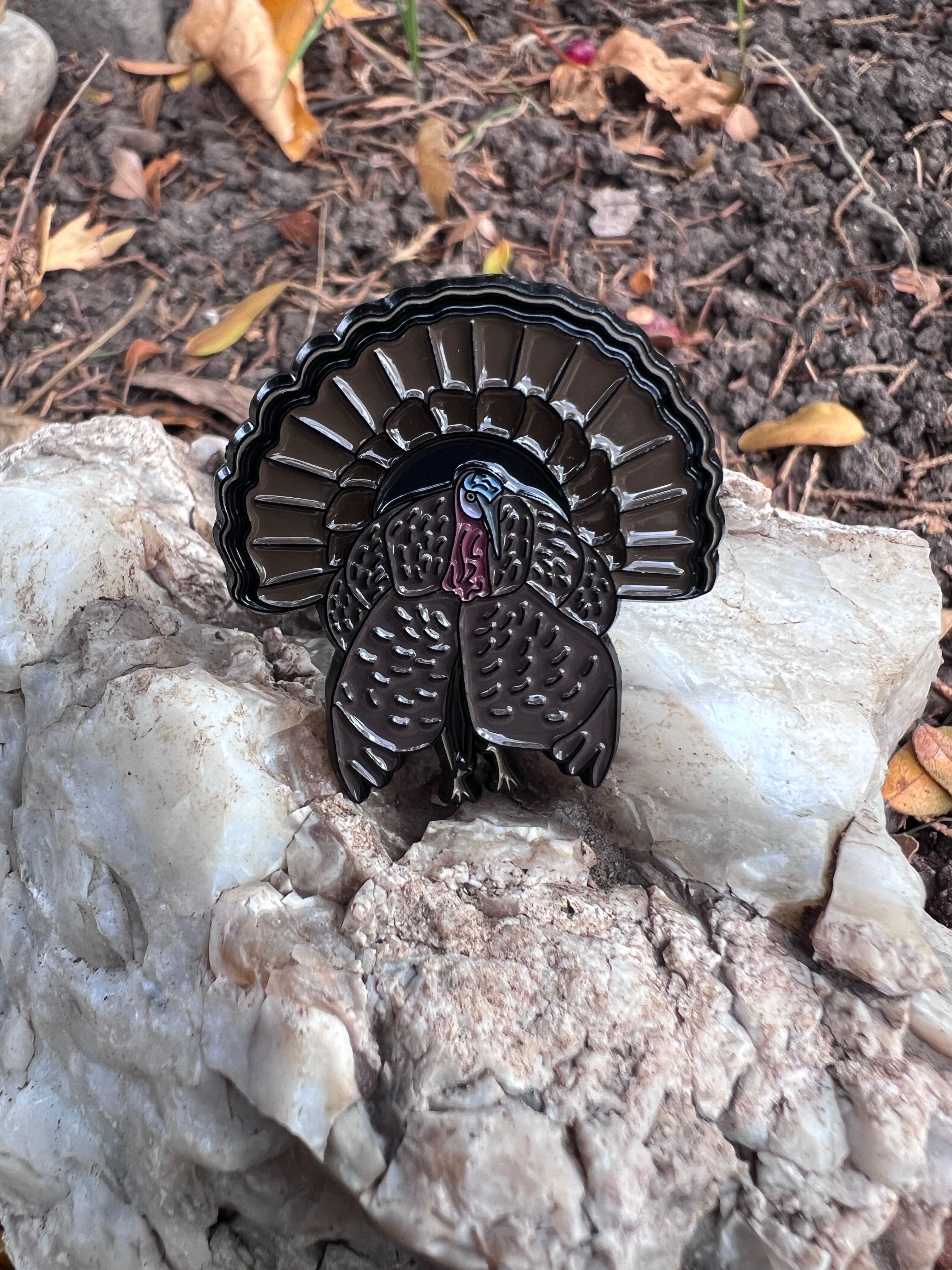 Wild Turkey  - Bird Pin with Gift Box