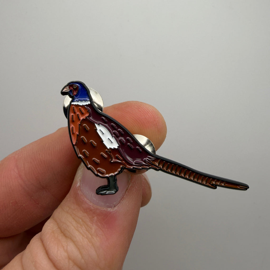 Common Pheasant  - Bird Pin with Gift Box