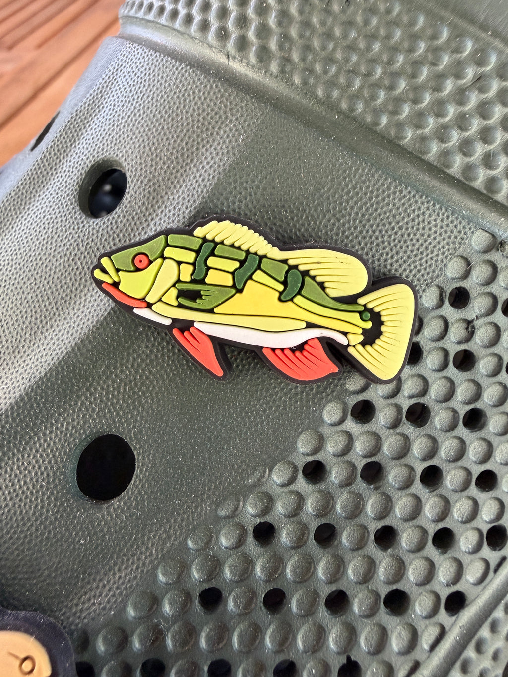 Shoe Charm - Peacock Bass