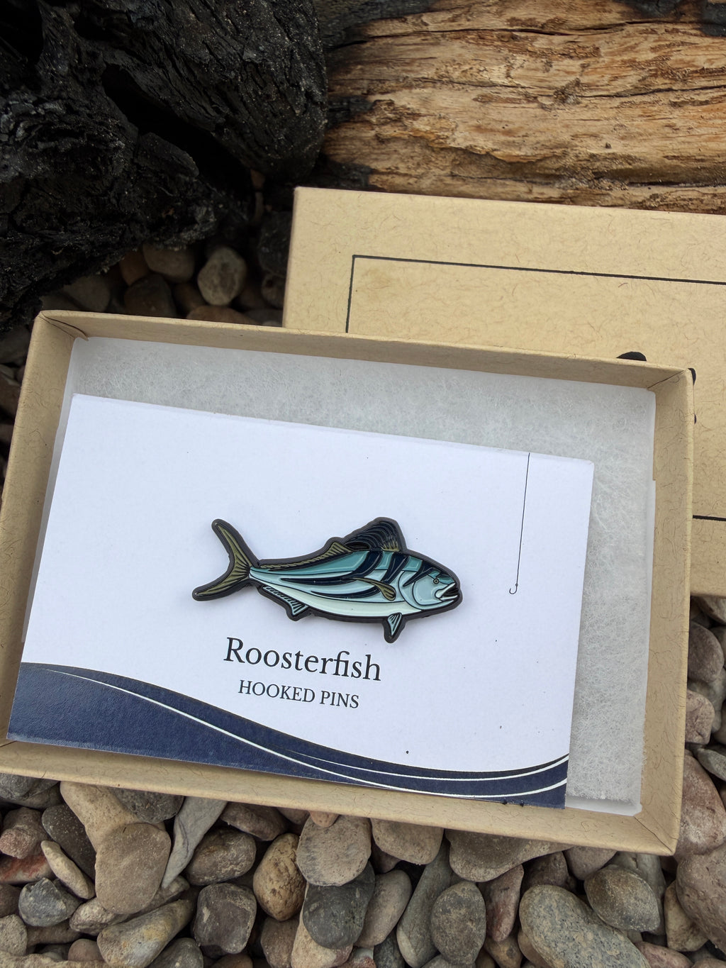 Roosterfish - Fish Pin with Gift Box