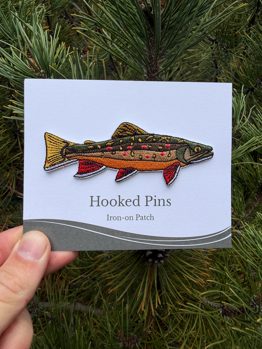 Brook Trout Iron-on Patch