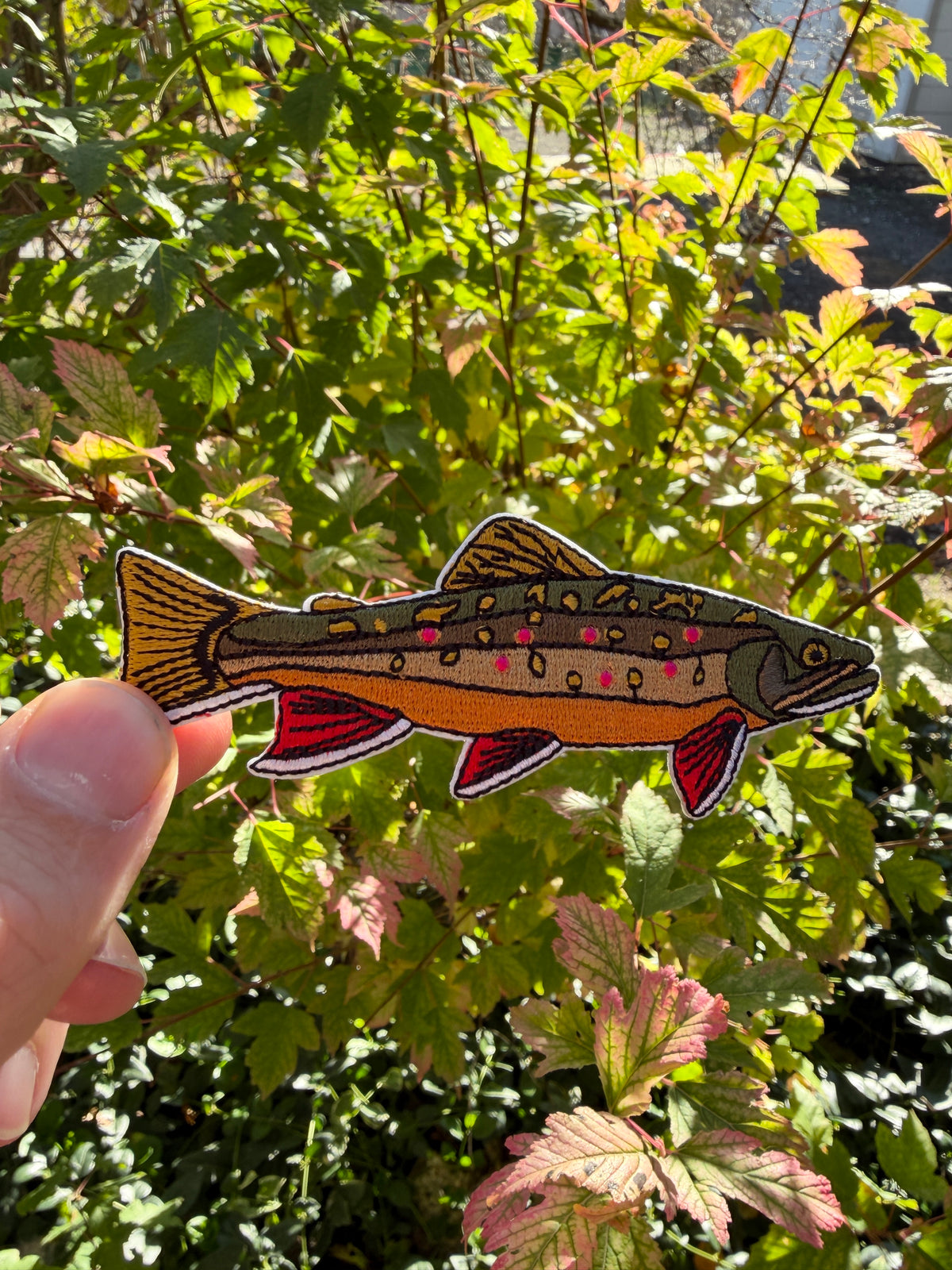 Brook Trout Iron-on Patch