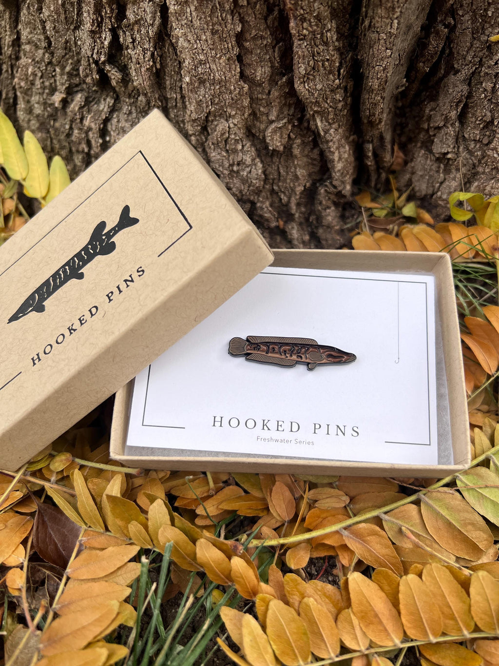 Snakehead - Fish Pin with Gift Box