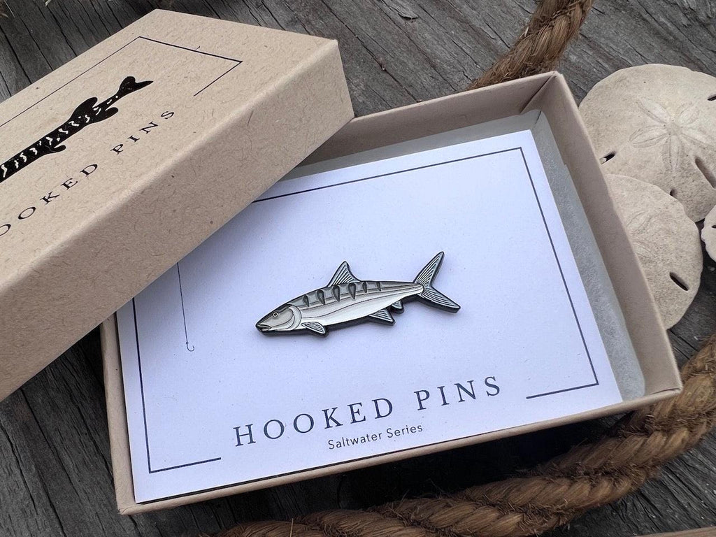 Fishbone Pin Bonefish - Fish Pin with Gift Box – Hooked Pins