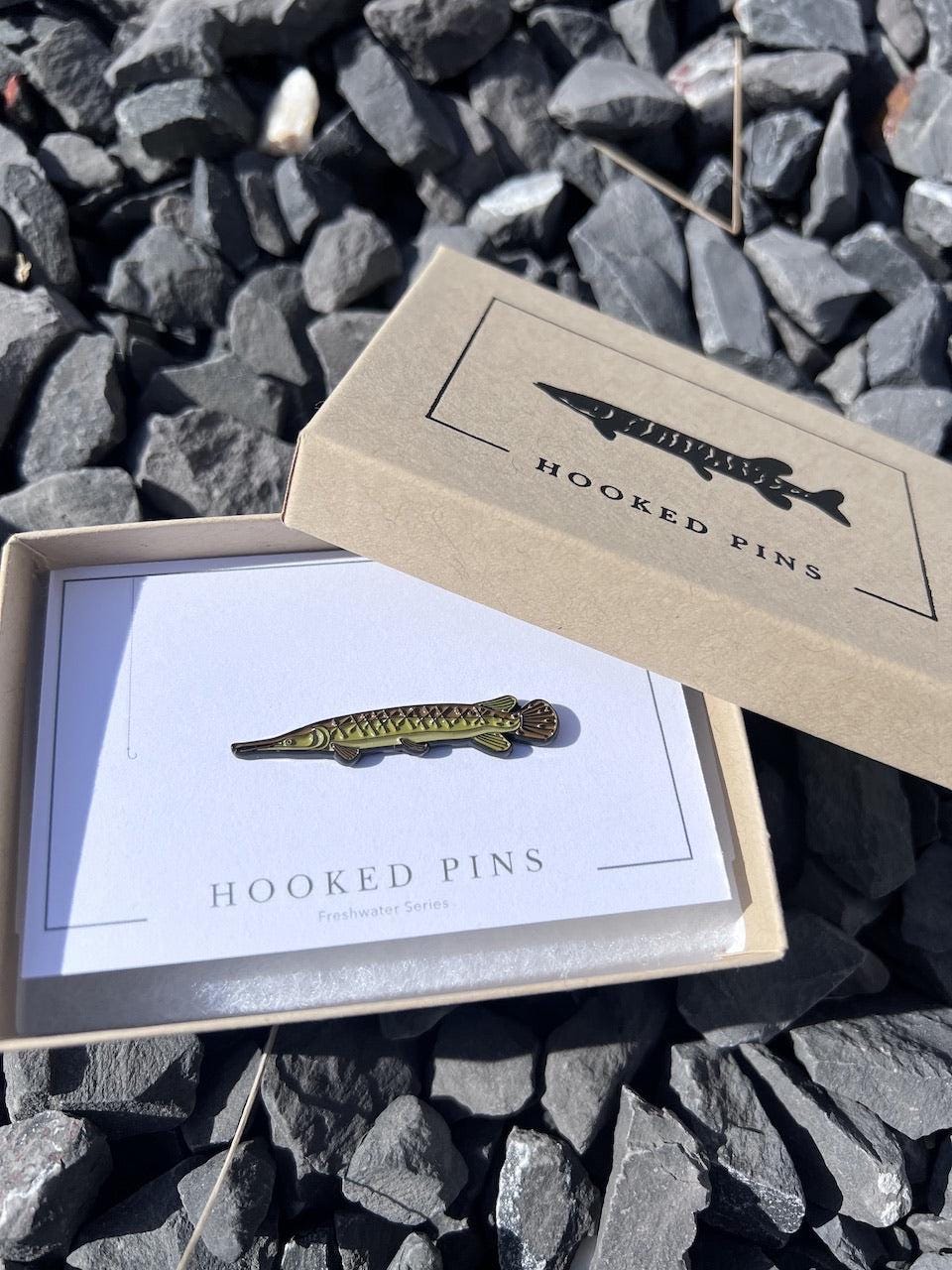 Alligator Gar - Fish Pin with Gift Box